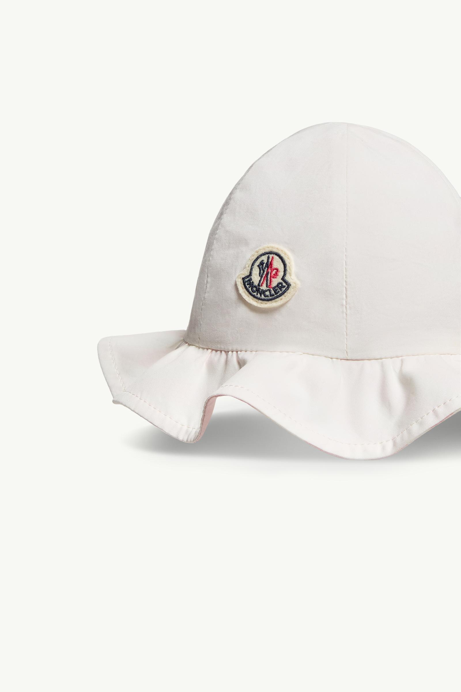 ☆*☆様 MONCLER 帽子 White Cotton Reversible Wide Brim Hat - Accessories for Children