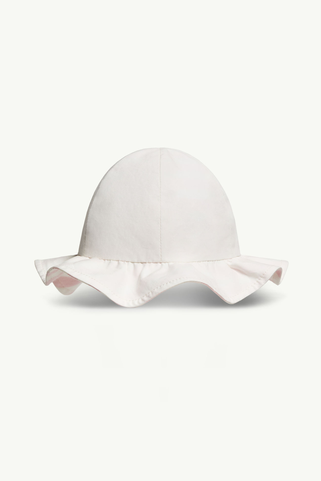 Sombrero reversible de ala ancha de algodón Niña Blanco Moncler 2