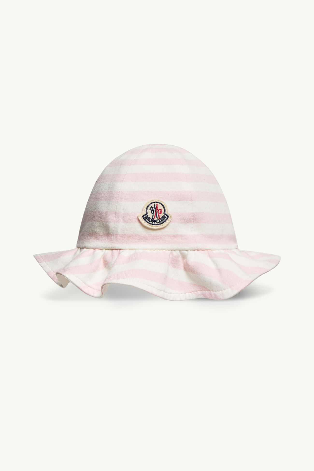 Sombrero reversible de ala ancha de algodón Niña Blanco Moncler 3