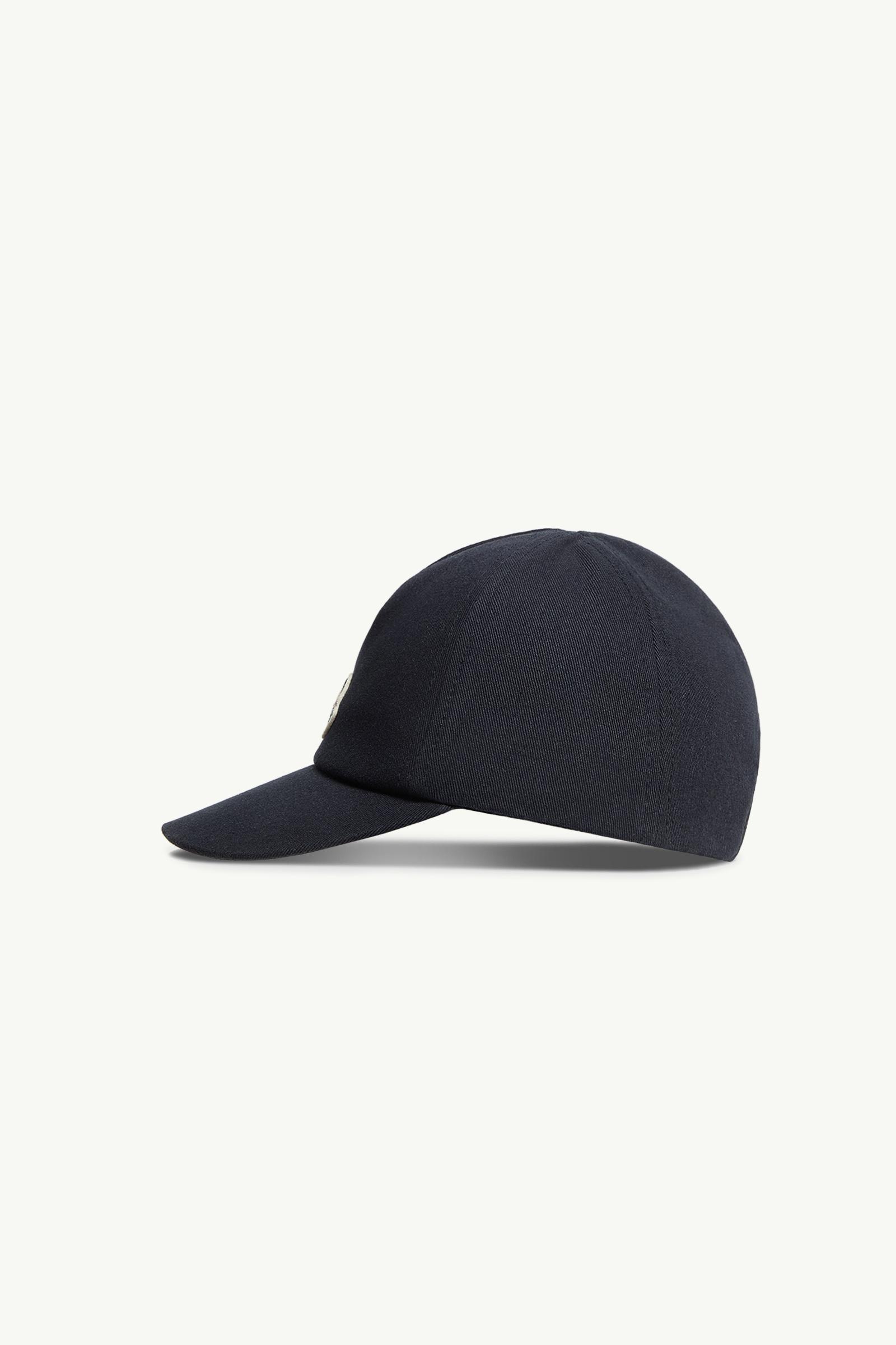 Navy Blue Cotton Gabardine Baseball Cap - Accessories for Children