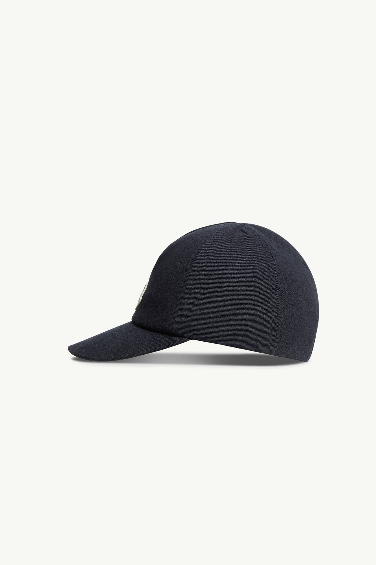 Cotton Gabardine Baseball Cap Gender Neutral Navy Blue Moncler 1