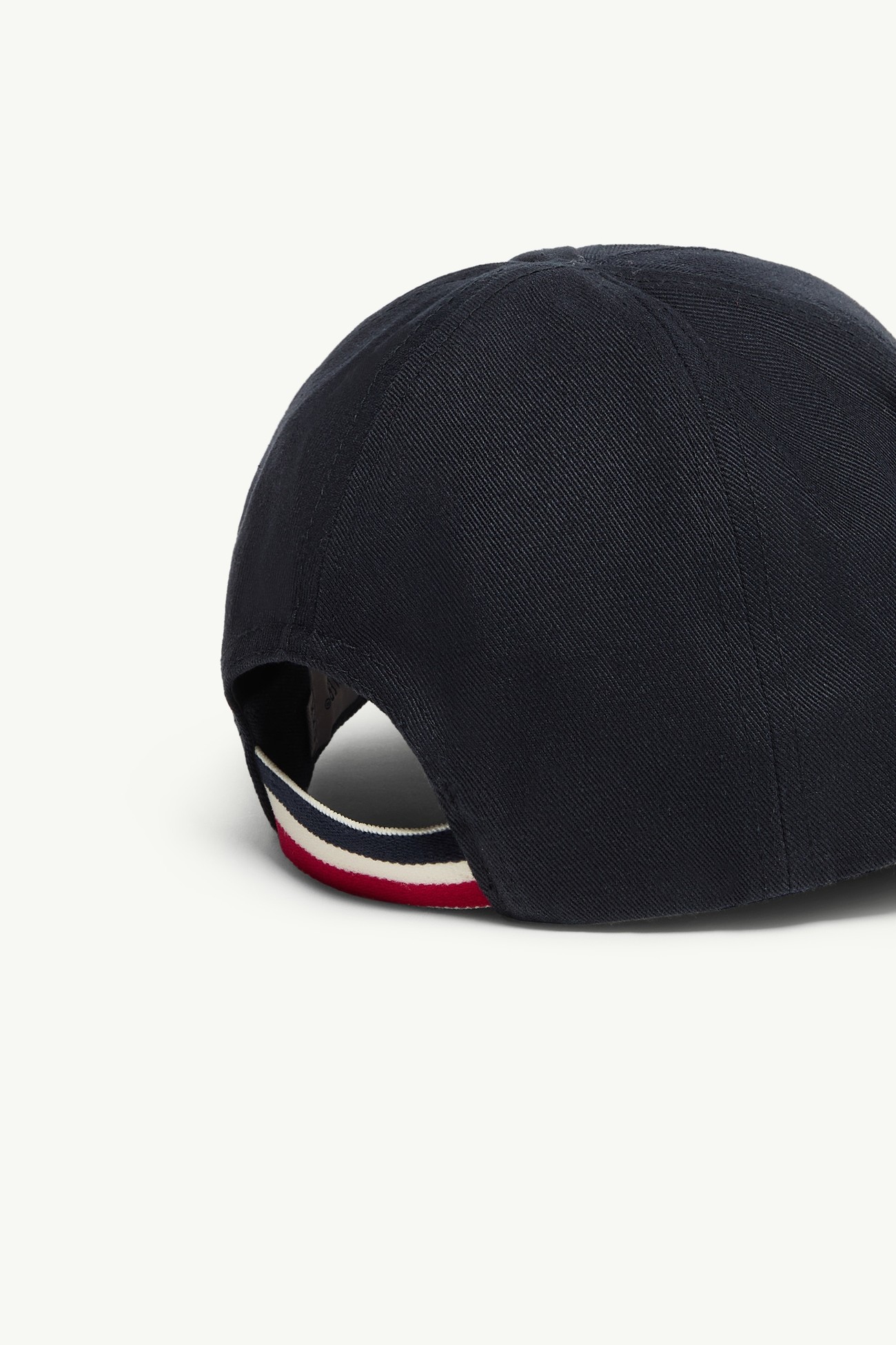 Cotton Gabardine Baseball Cap Gender Neutral Navy Blue Moncler 2