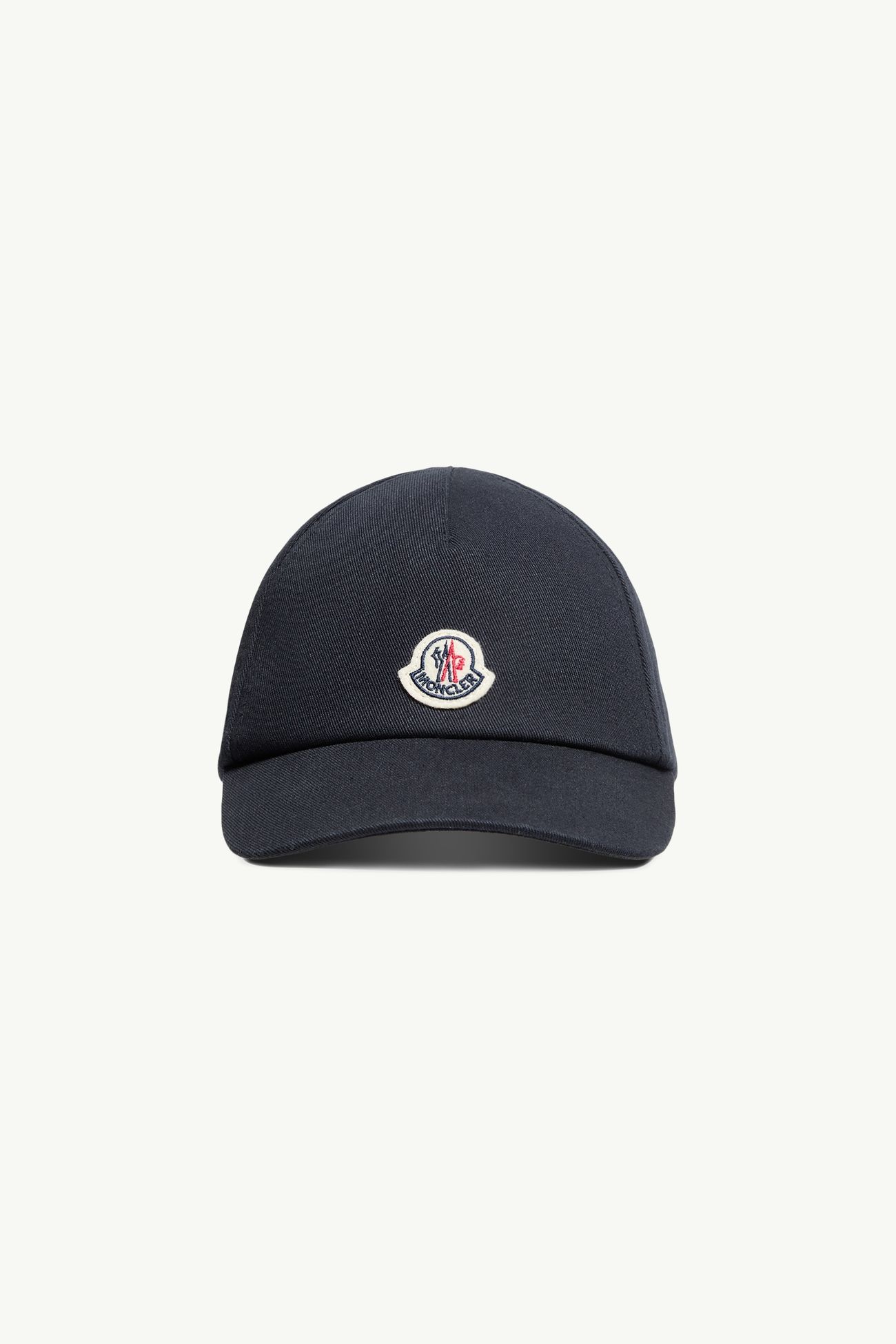 Casquette en gabardine de coton Mixte Bleu marine Moncler 0