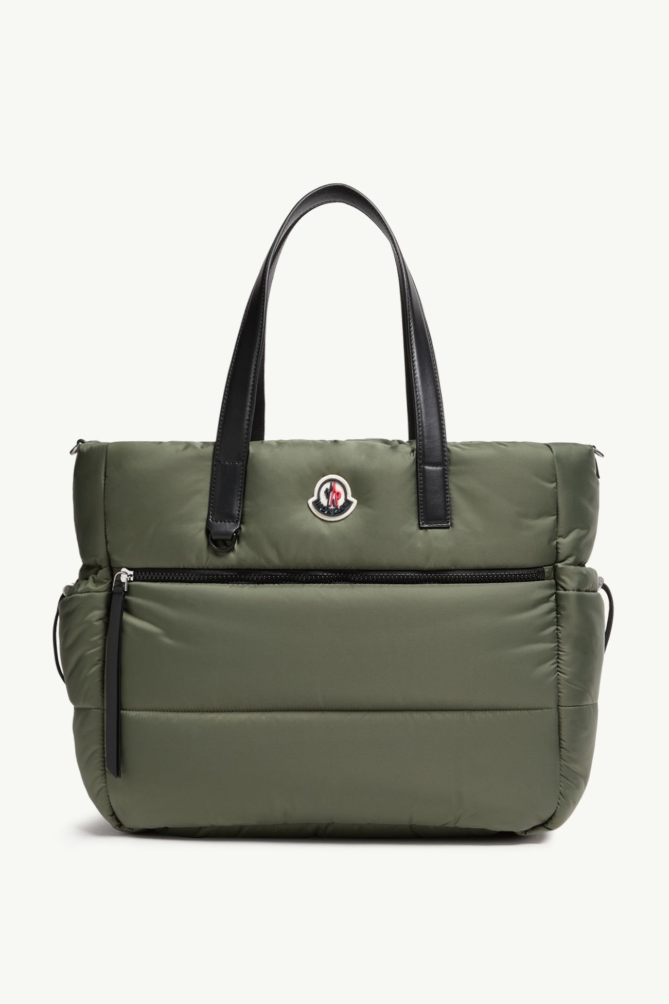 Borsa fasciatoio con logo Gender Neutral Verde Oliva Moncler 0
