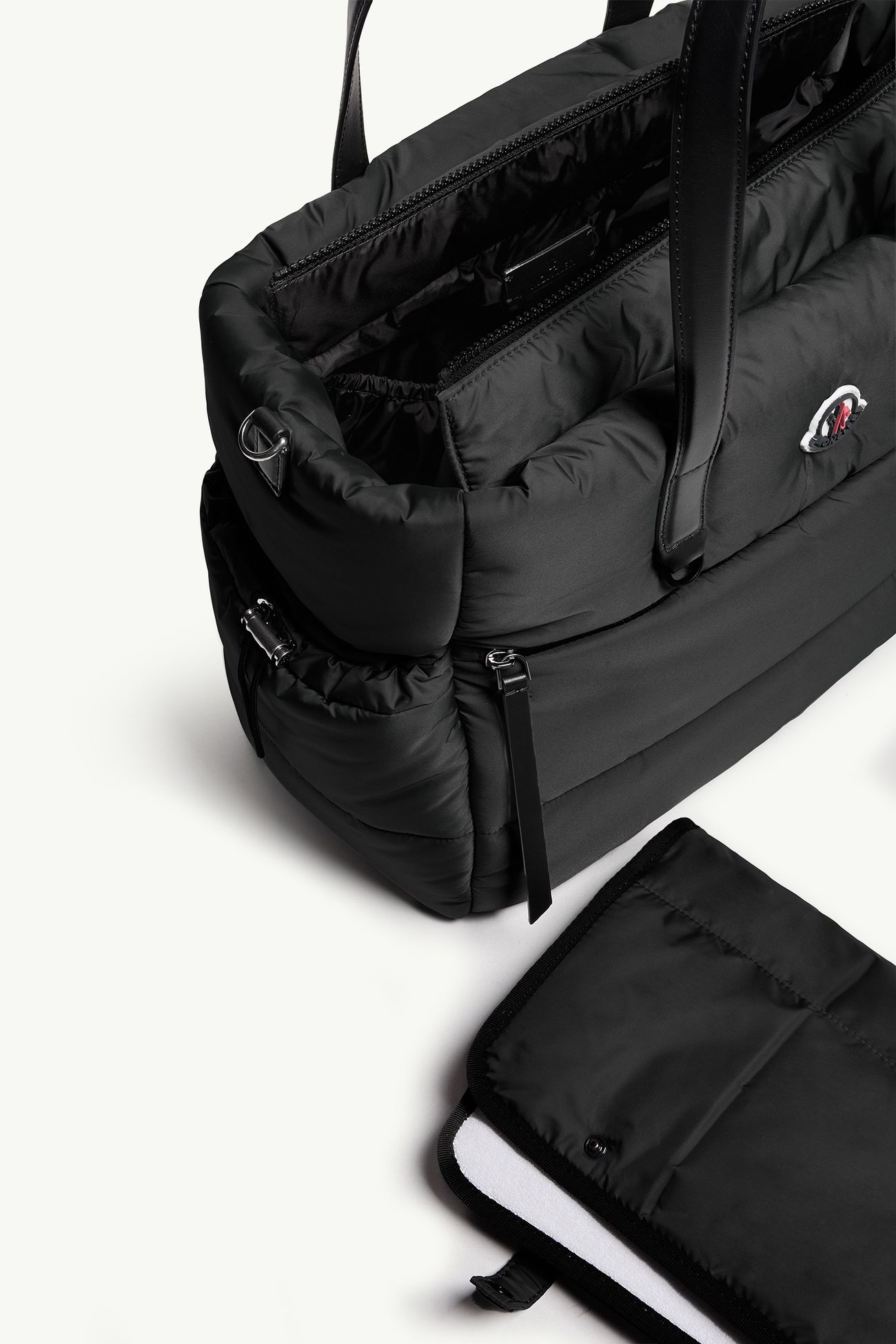 Borsa fasciatoio con logo Gender Neutral Nero Moncler 3