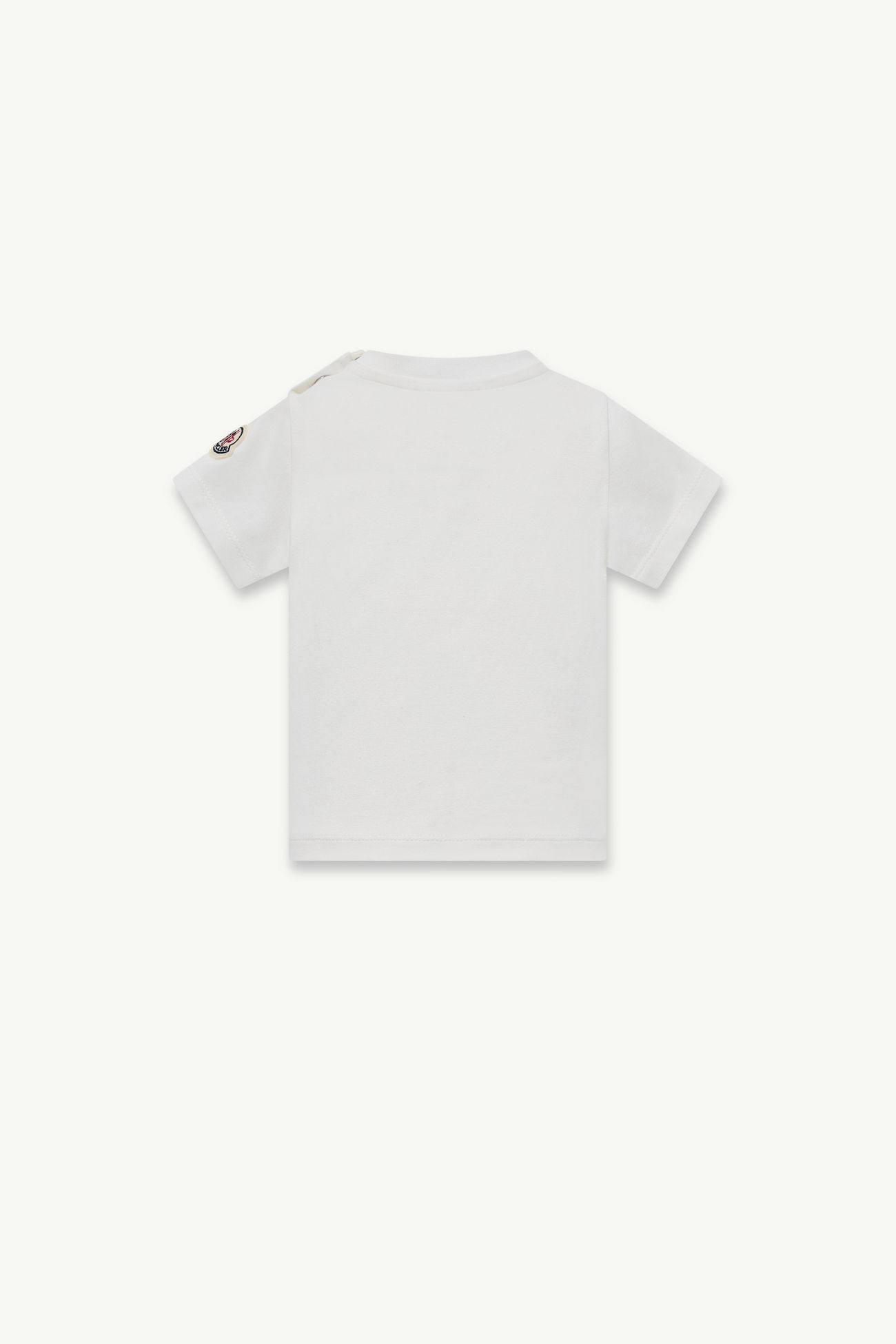 T-shirt con motivo logato in cotone Bambino Bianco Moncler 2