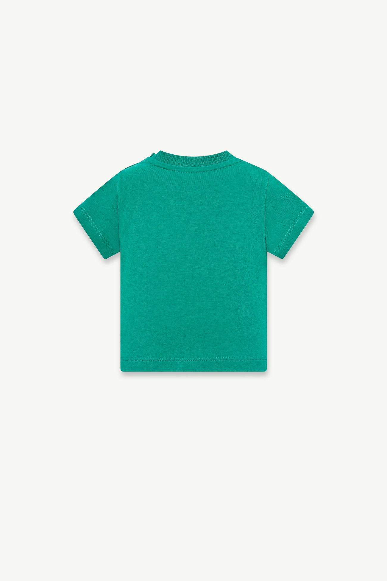 T-Shirt aus Baumwolle mit Logo-Motiv Jungen Hellgrün Moncler 2