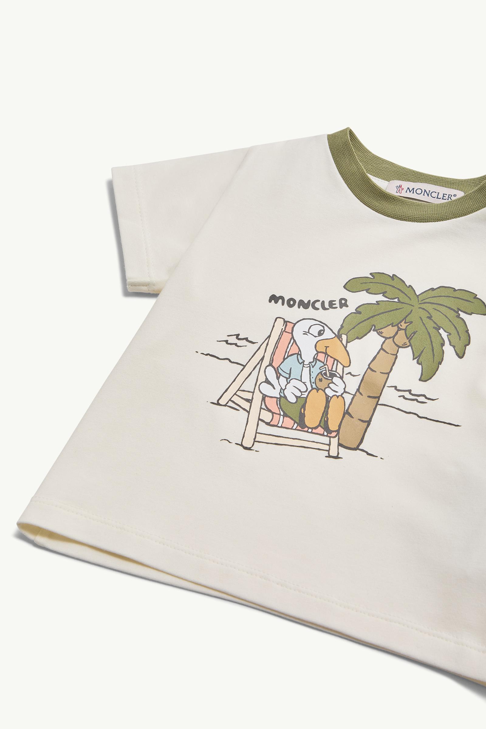 White MonDuck Print Cotton Blend T-Shirt - Clothing for Children