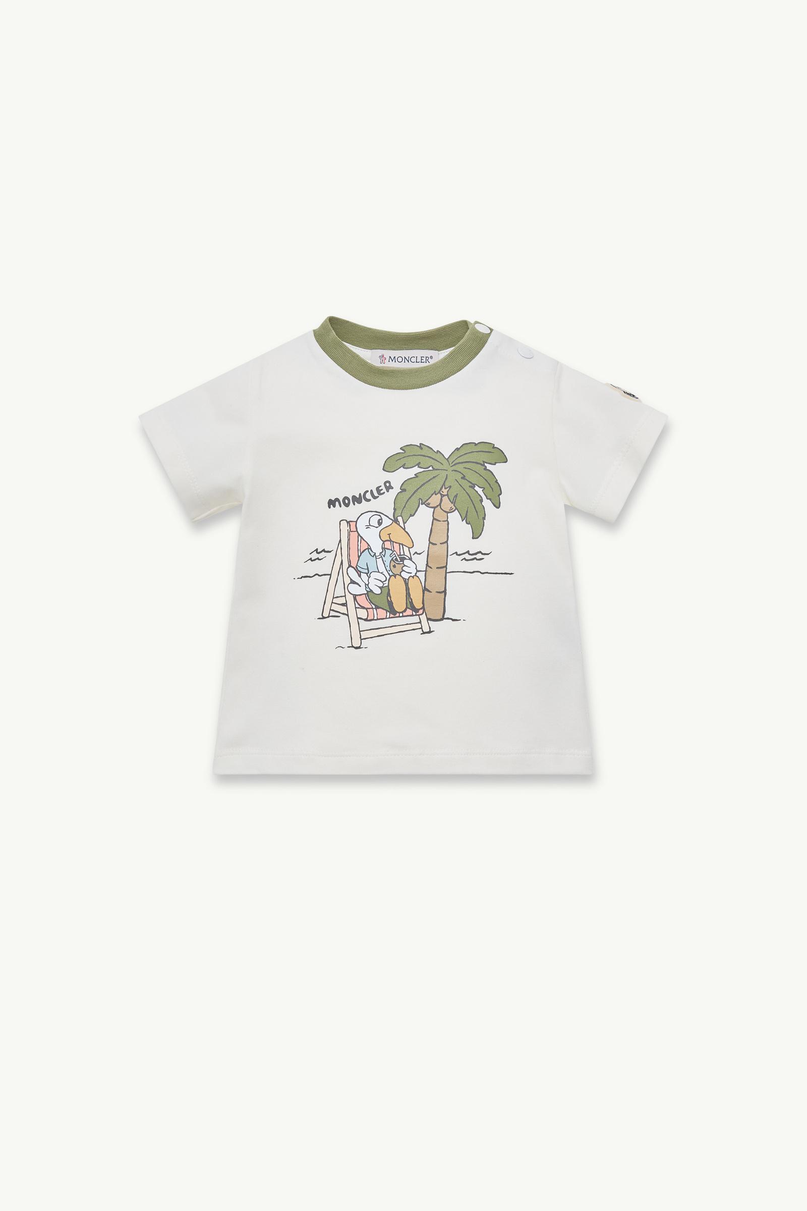 White MonDuck Print Cotton Blend T-Shirt - Clothing for Children
