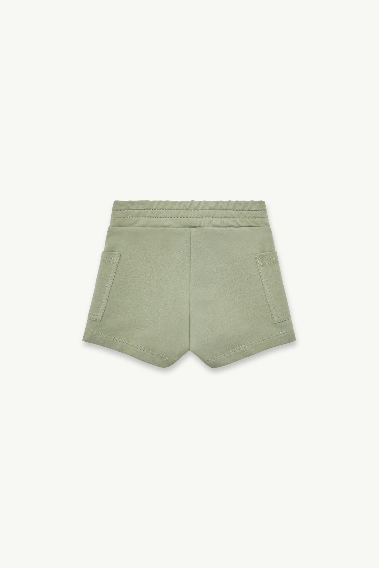 Logo Cotton Blend Shorts Boy Sage Green Moncler 2
