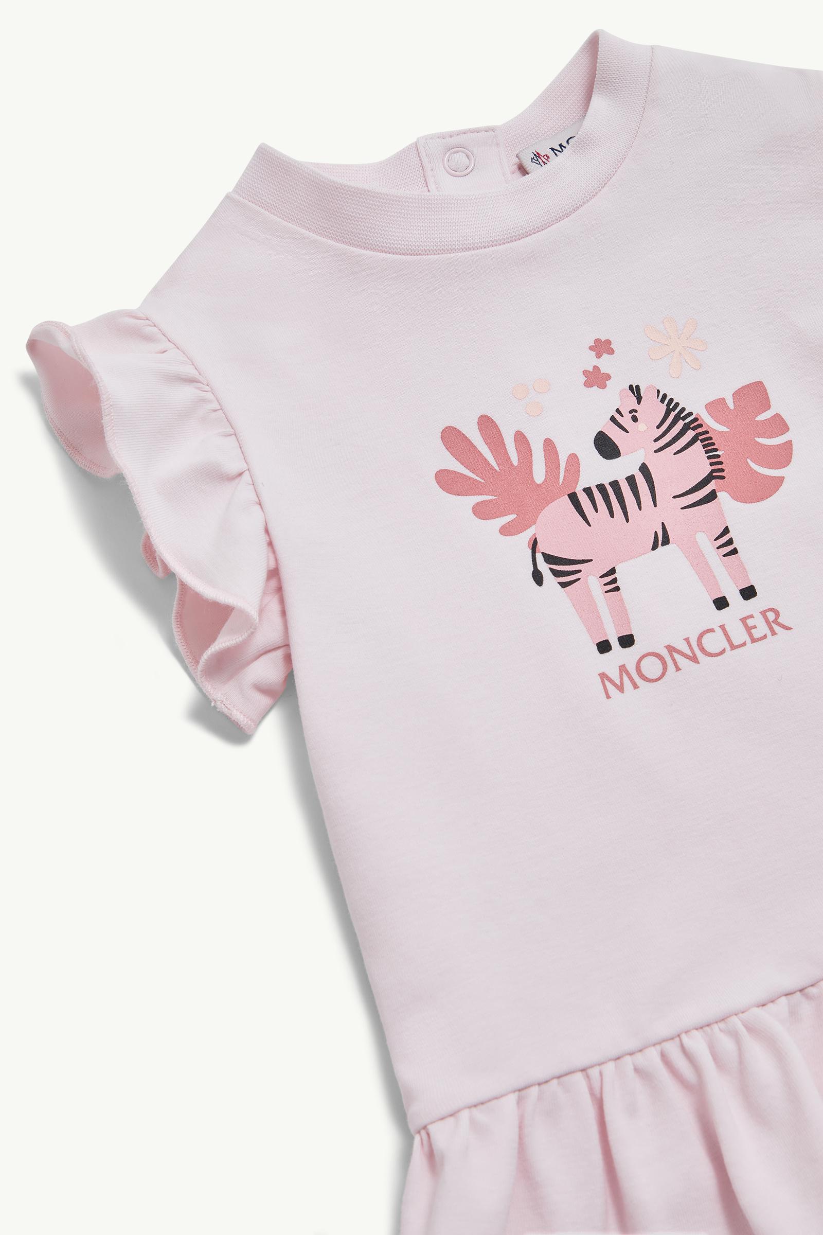 Light Pink Zebra Print Cotton Dress - Clothing for Children