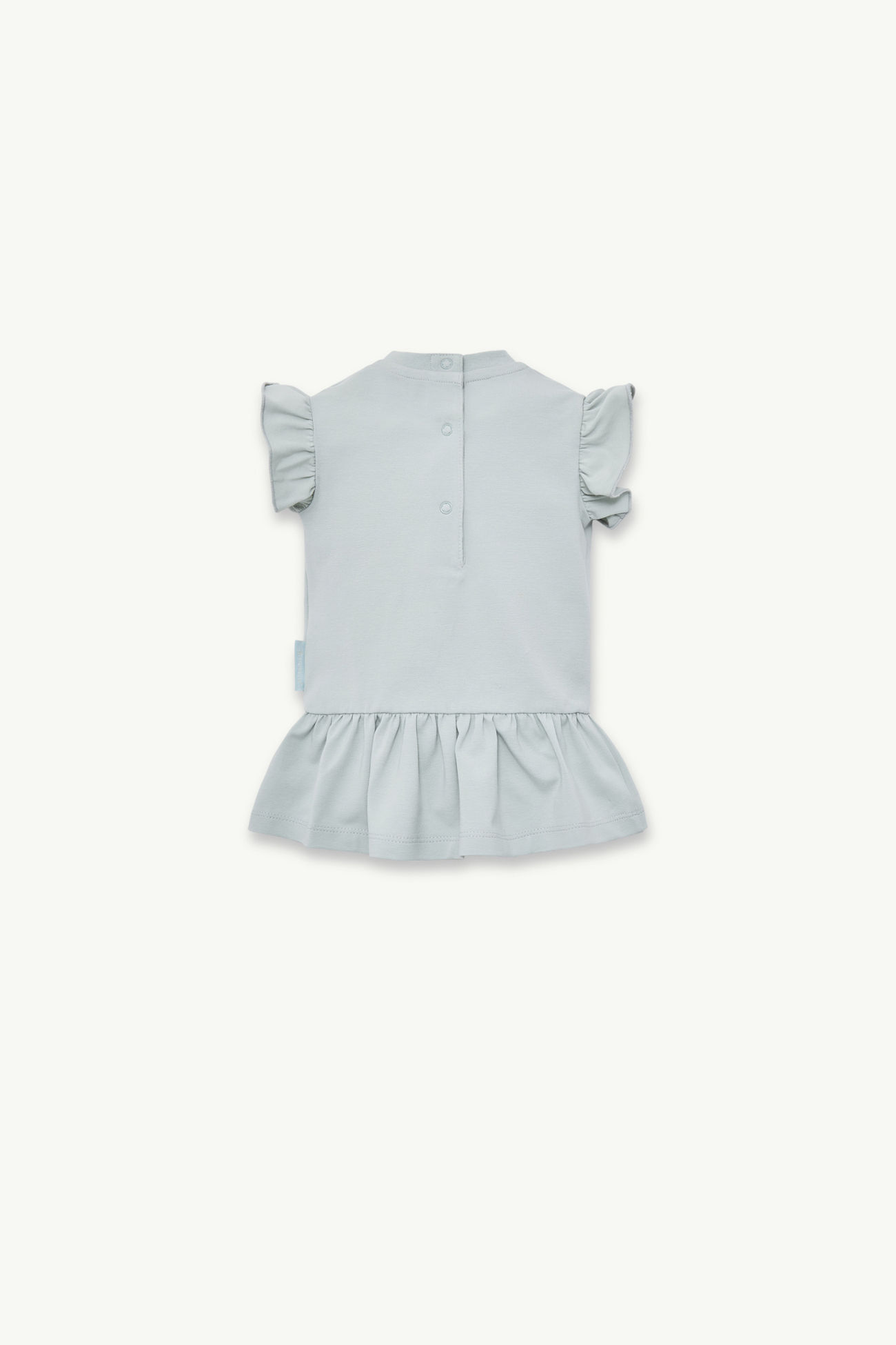 Kleid aus Baumwolle mit Zebramuster Mädchen Hellgrün Moncler 2