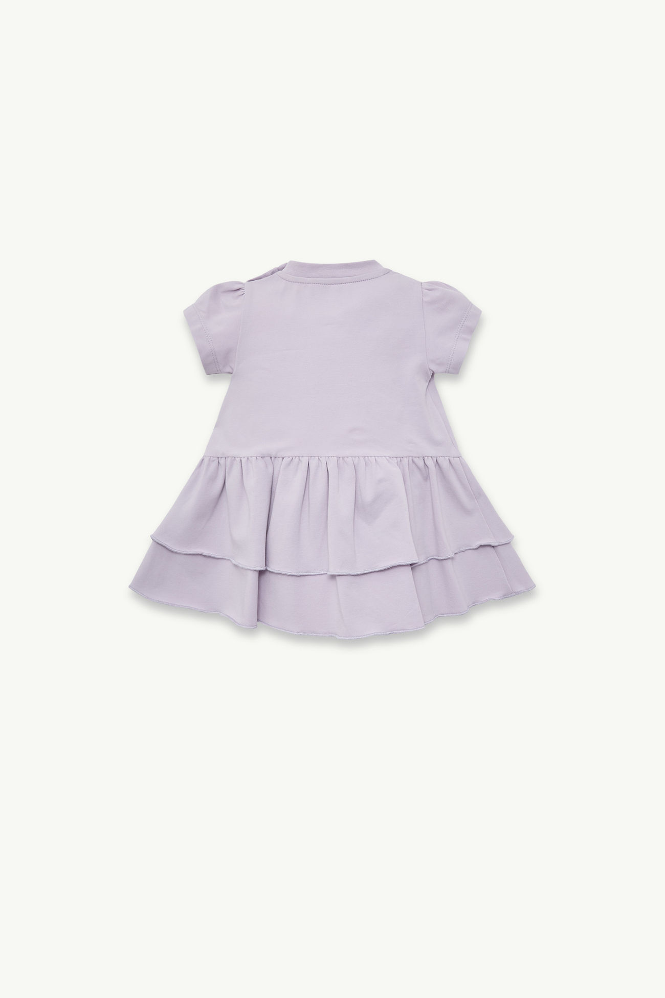 Robe en coton à volants Fille Lilas Moncler 2