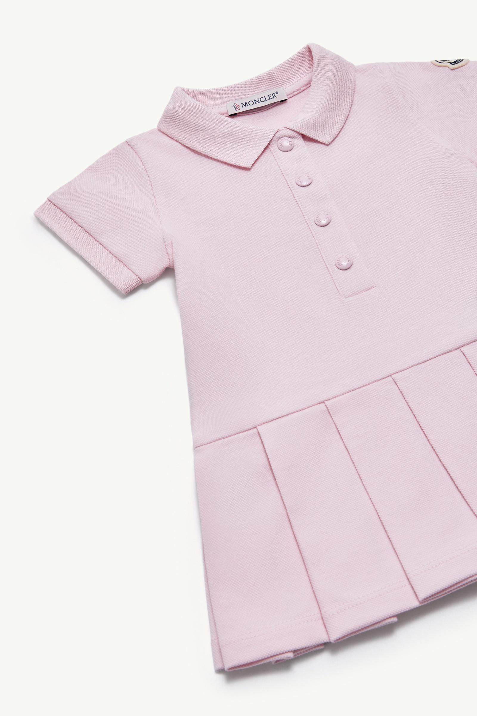 MONCLER モンクレール　ポロドレス　ピンク ライトピンク ポロドレス : ウェア 向けの キッズ | モンクレール
