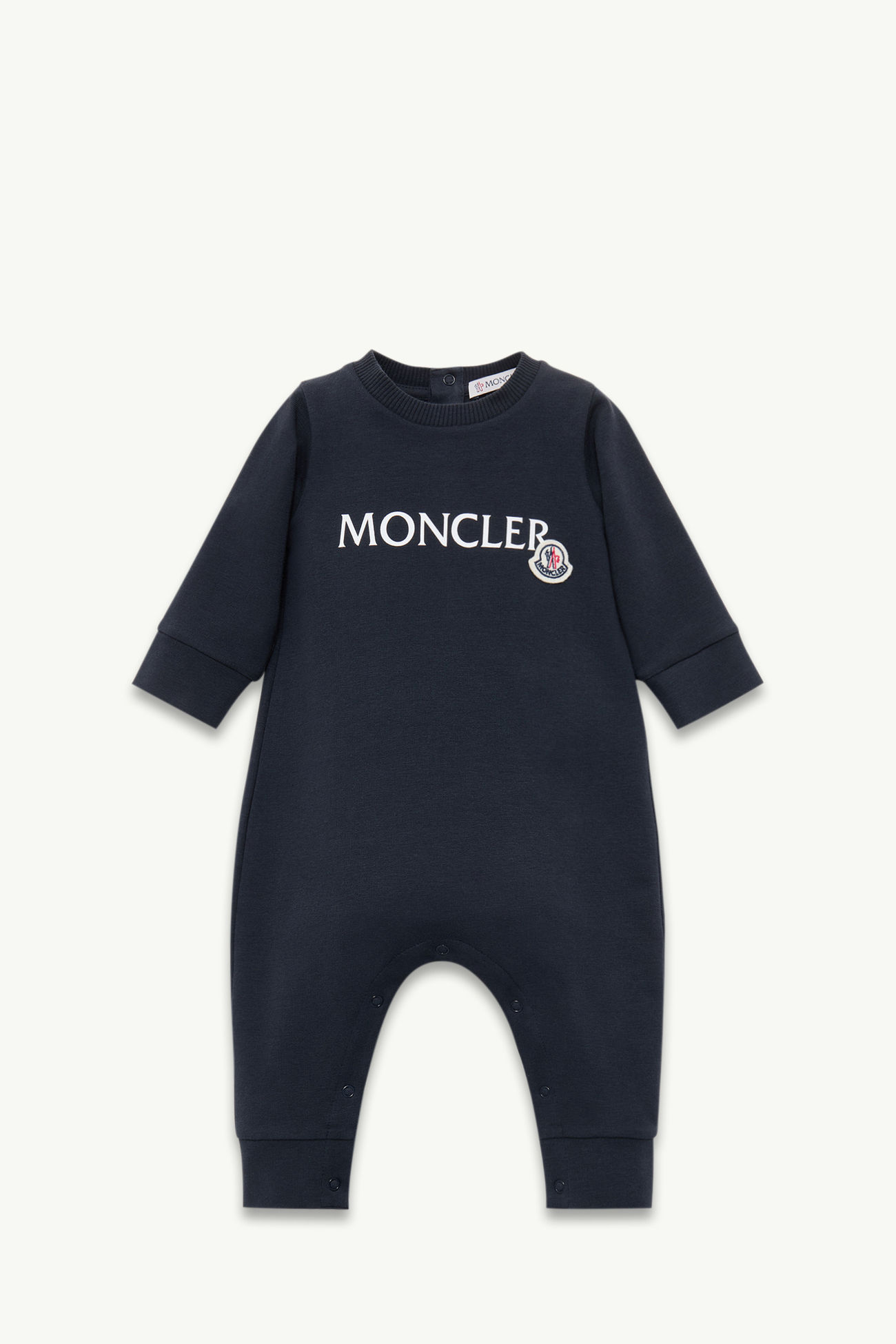 カバーオール ジェンダーニュートラル ネイビーブルー Moncler 0