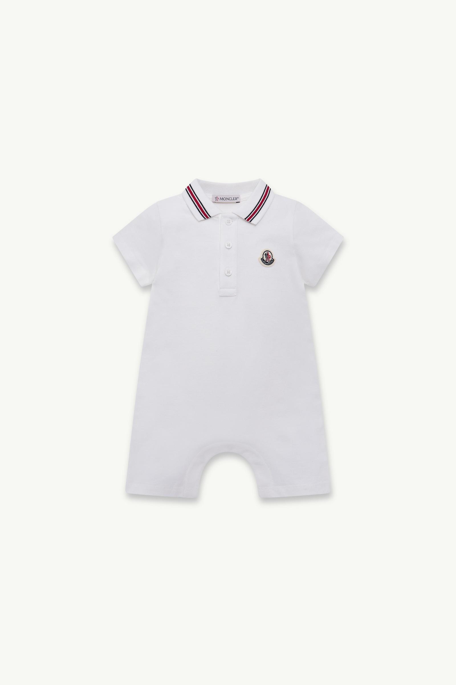 モンクレール　ロンパース白 ホワイト カバーオール : ウェア 向けの キッズ | モンクレール
