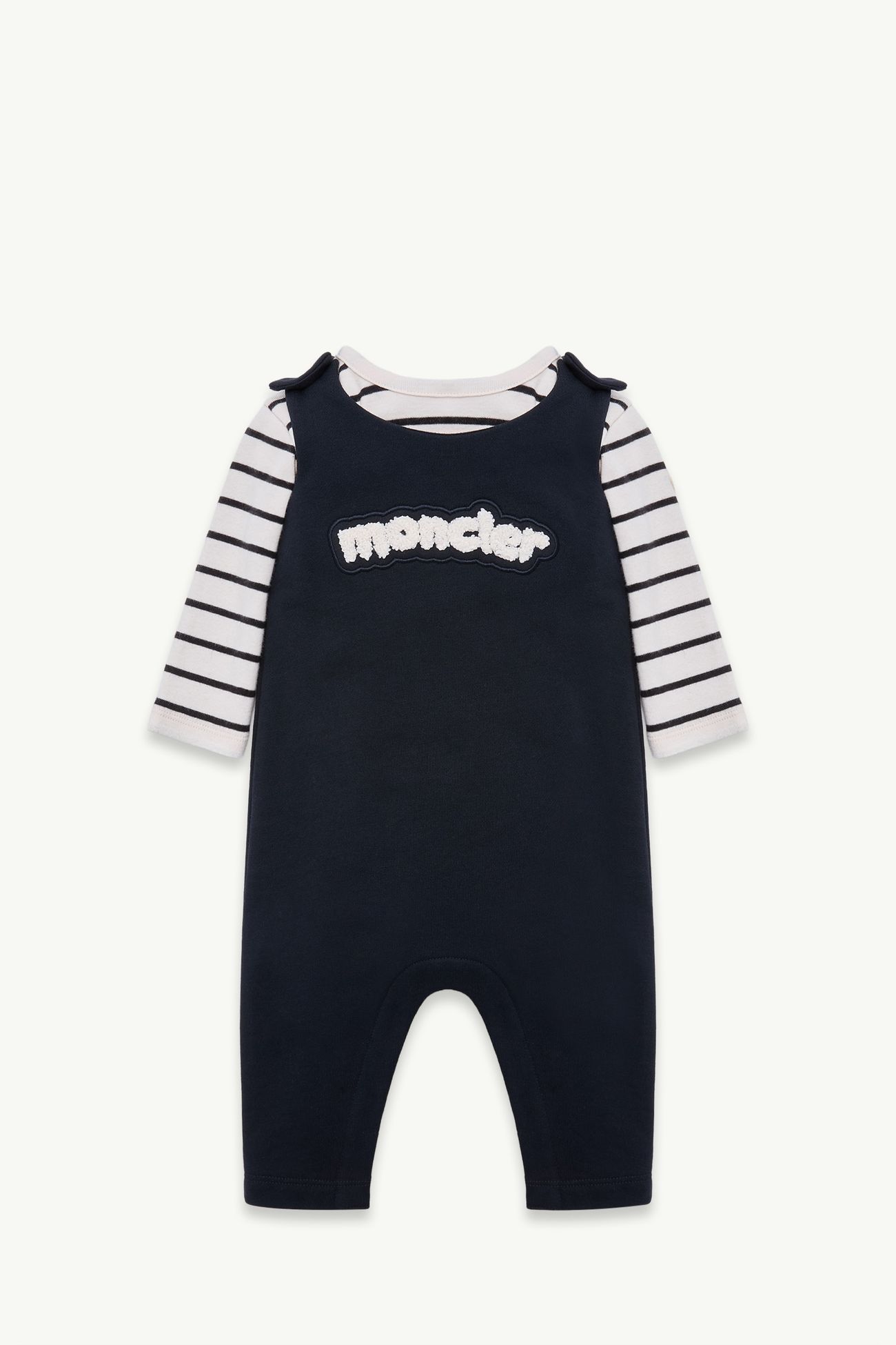 條紋棉質套裝，禮盒包裝 中性 海軍藍色 Moncler 0