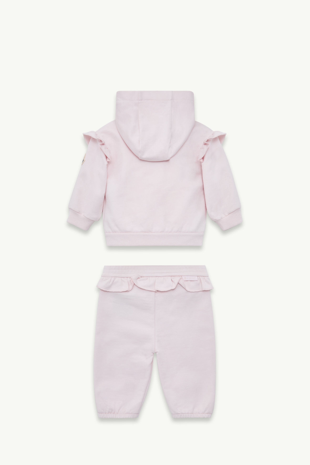 Set aus Baumwolle mit Rüschenbesatz Mädchen Hellpink Moncler 2