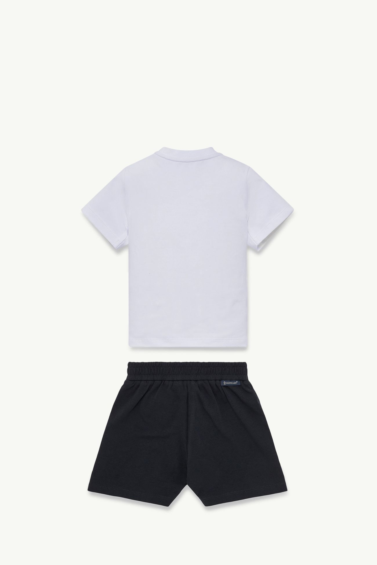 Ensemble en coton à logo Garçon Blanc Optique Moncler 2