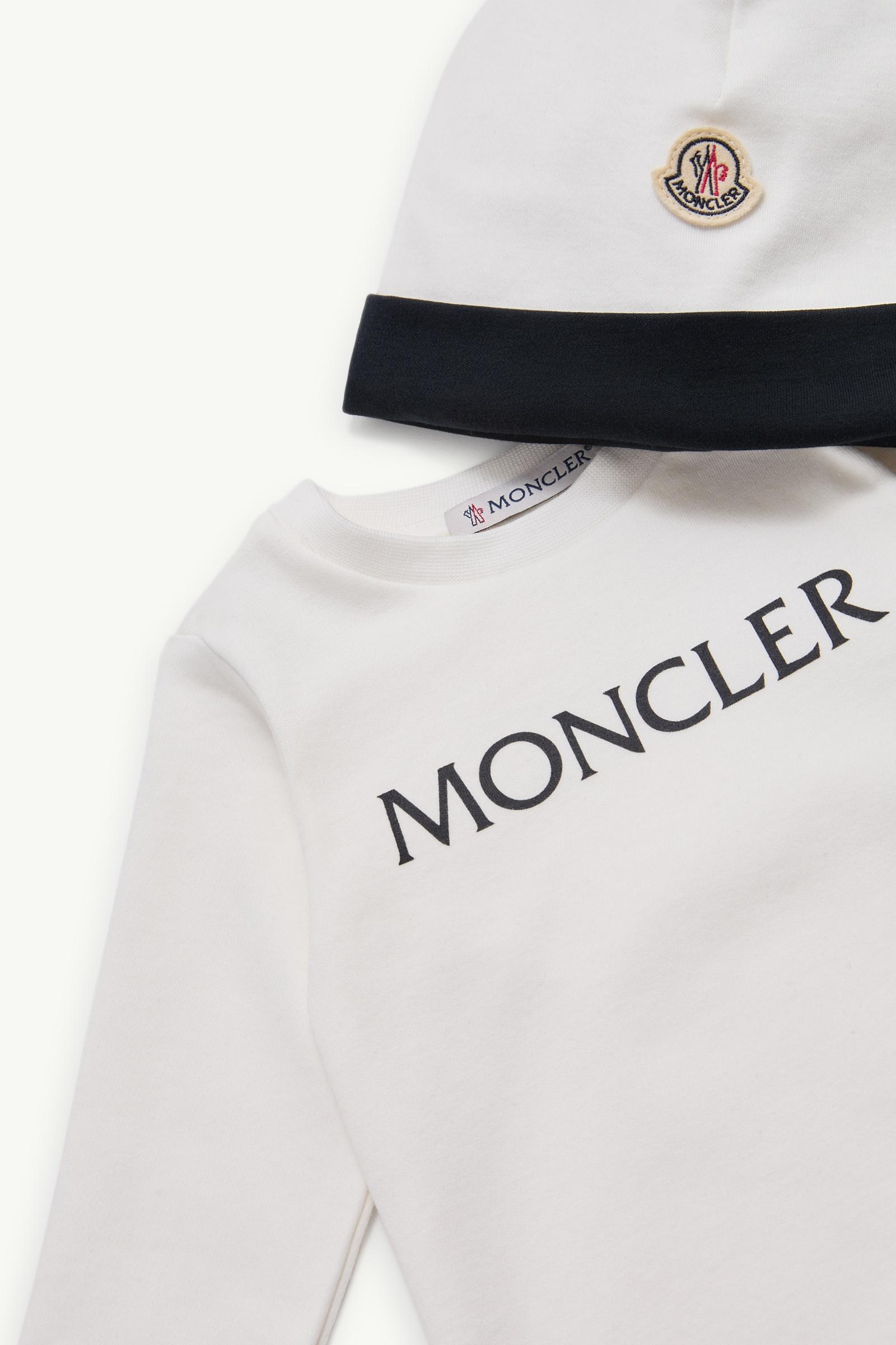 White Logo Cotton Set with Gift Box - Clothing for Children