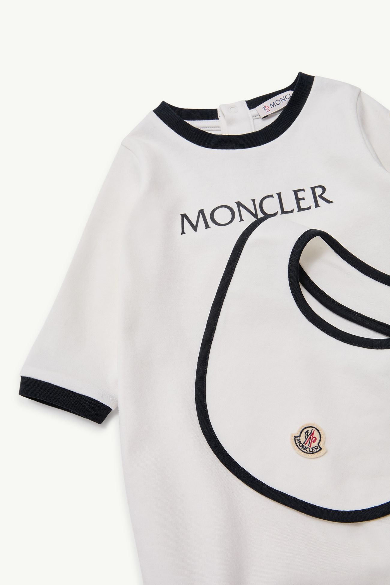 婴儿标识棉质套装 中性 白色 Moncler 3