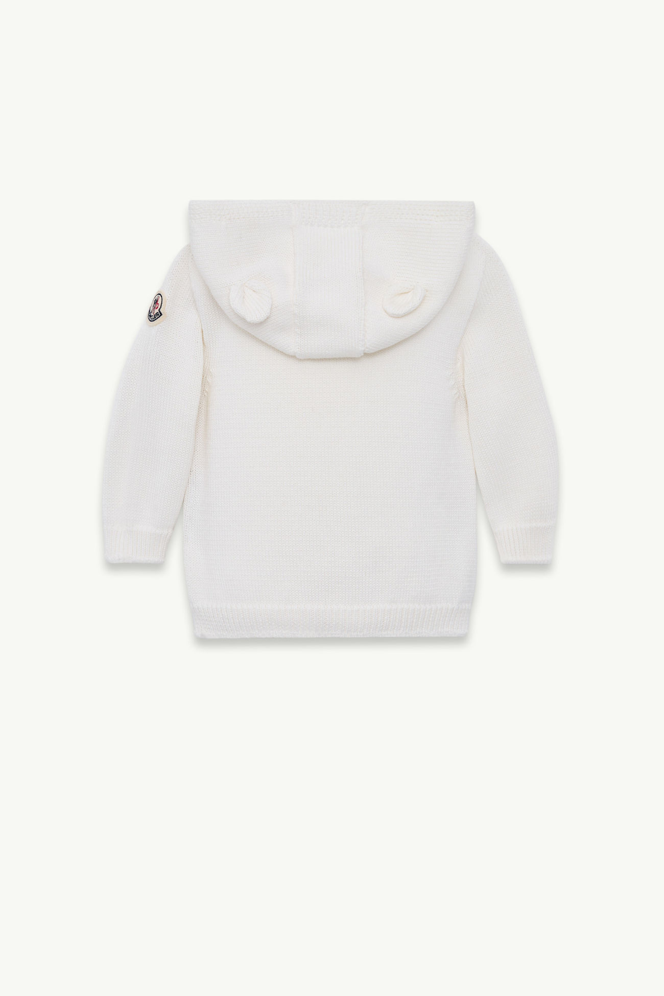 泰迪熊棉質拉鏈連帽衫 中性 白色 Moncler 2