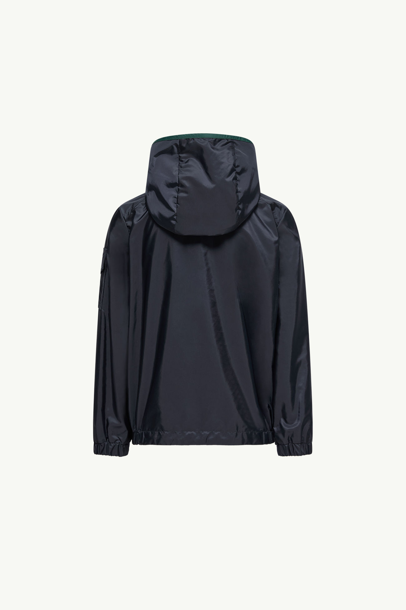 Hooded Banu Rain Jacket Boy Navy Blue Moncler 2