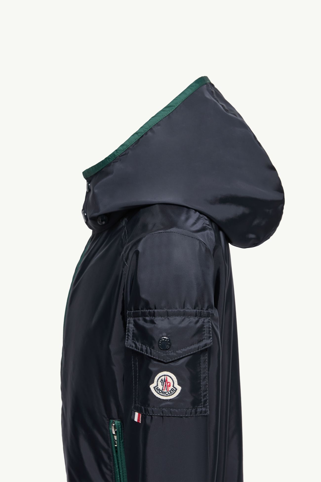 Banu Hooded Jacket Boy Navy Blue Moncler 3