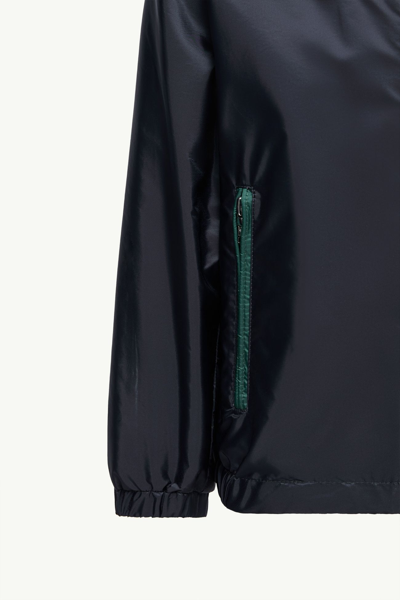 Hooded Banu Rain Jacket Boy Navy Blue Moncler 4