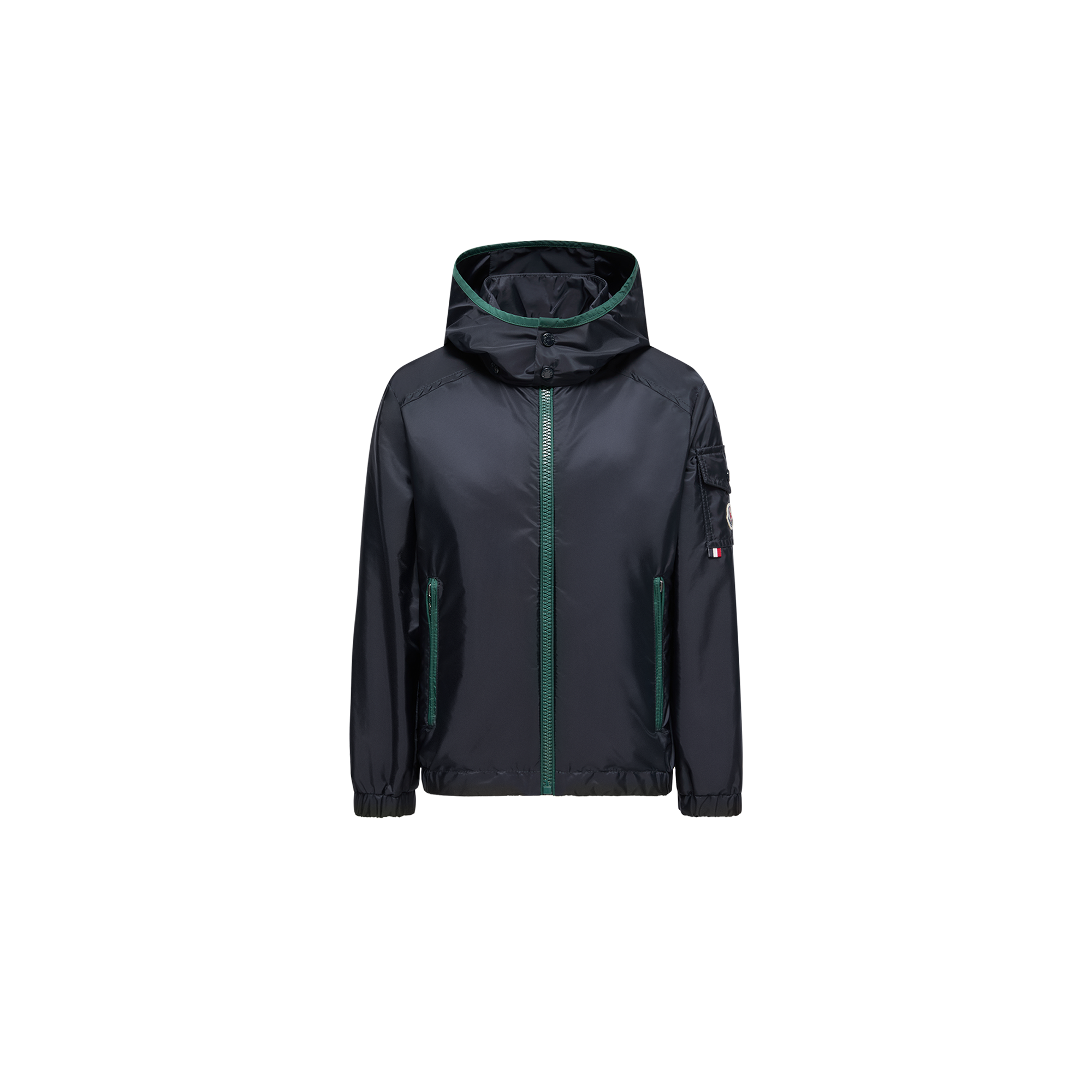 Moncler  Banu Hooded Jacket for Boys in Blue, Size: 4Y
