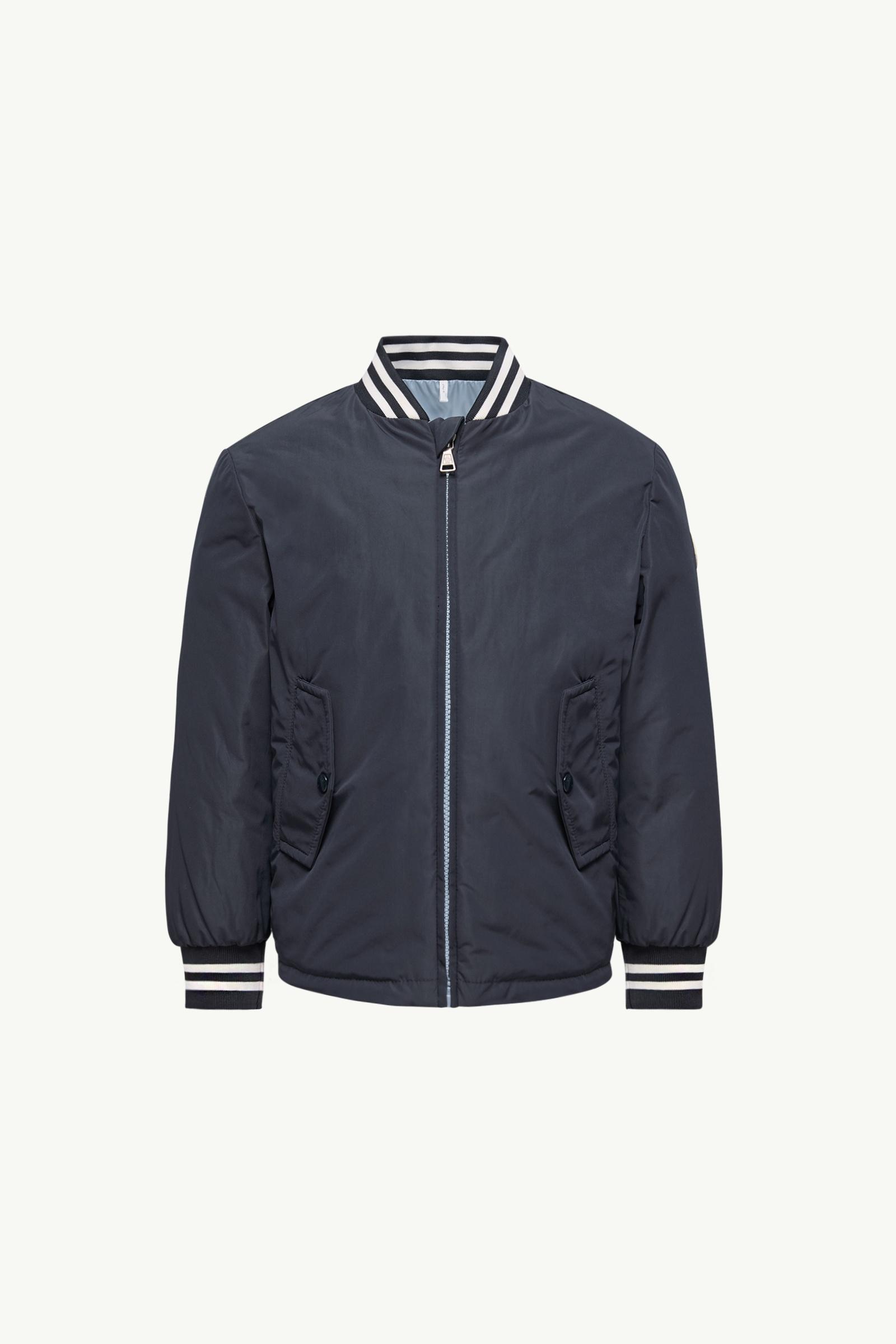 Cemal Reversible Down Bomber Jacket Boy Navy Blue Moncler, 1 of 0