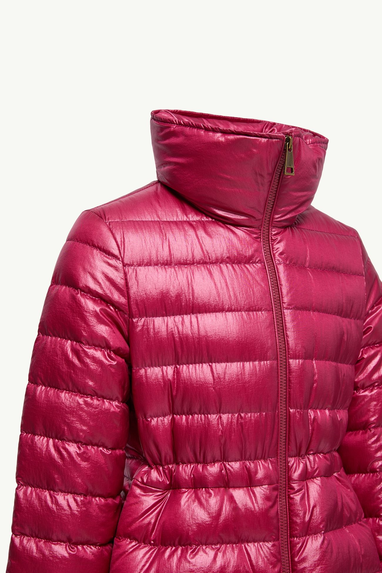 Fem Daunenjacke mit Kapuze Mädchen Korallenrot Moncler 4