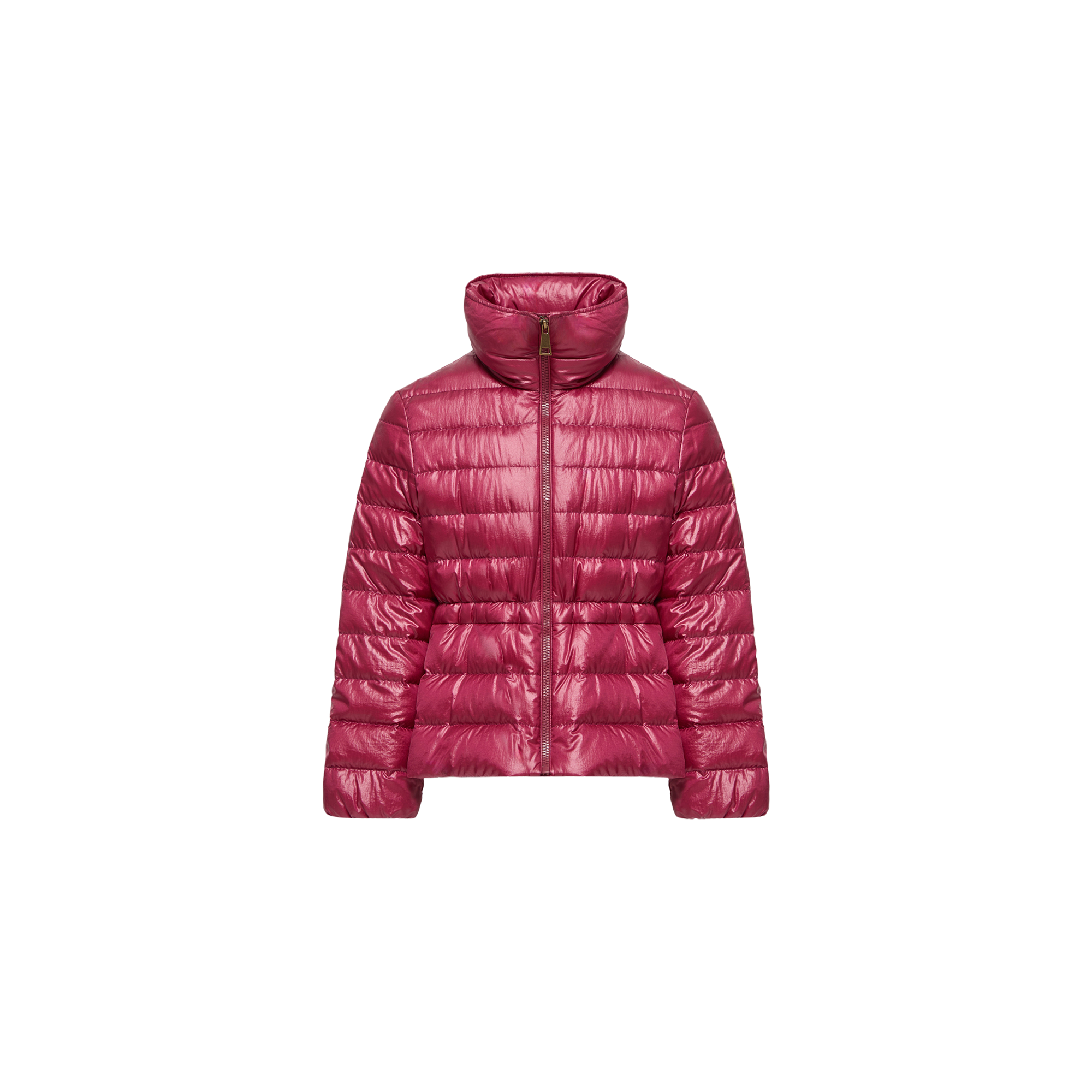 Moncler  Fem Hooded Down Jacket for Girls in Red, Size: 8Y
