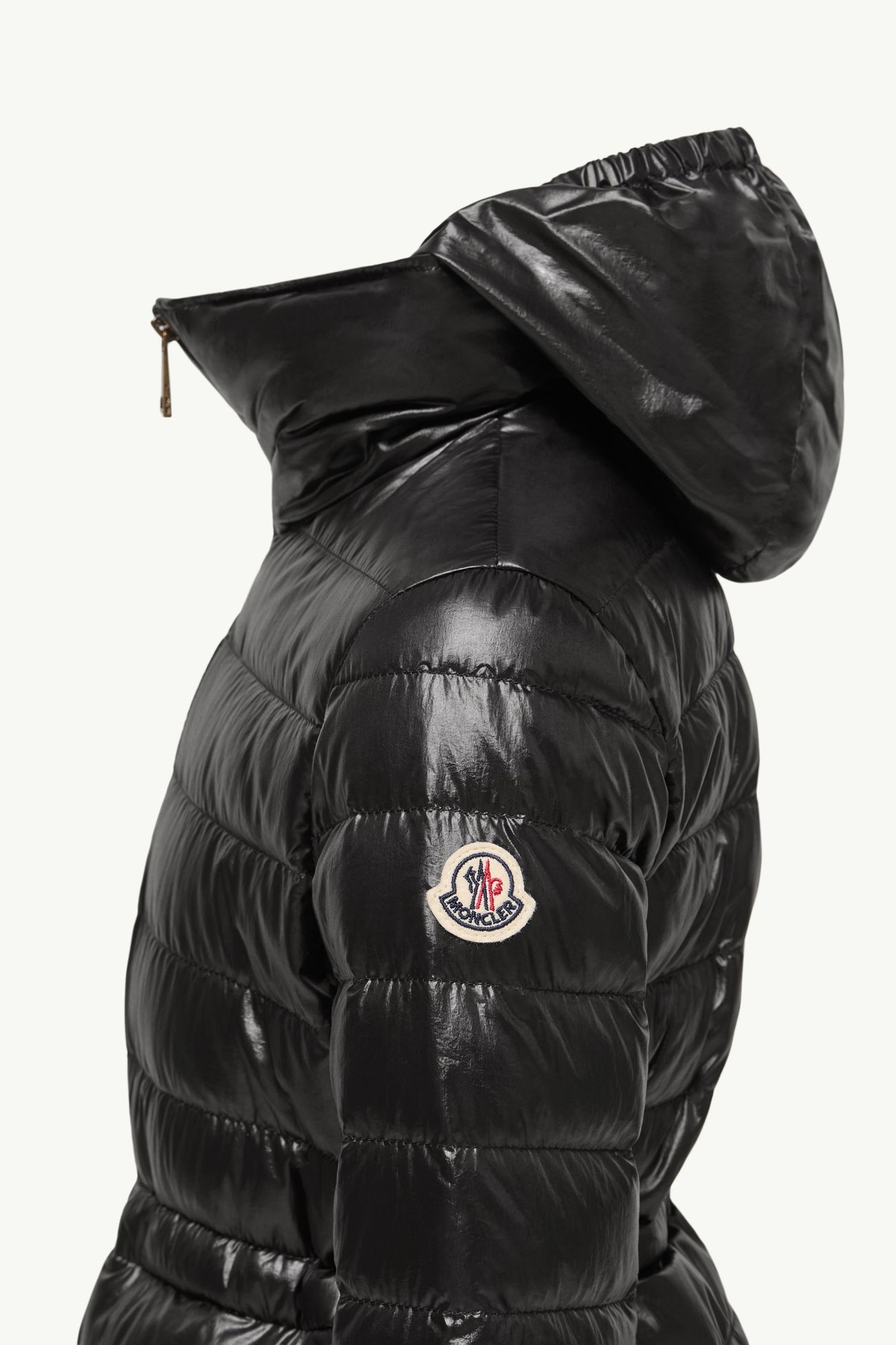 Fem女童连帽羽绒夹克外套 女童 黑色 Moncler 1