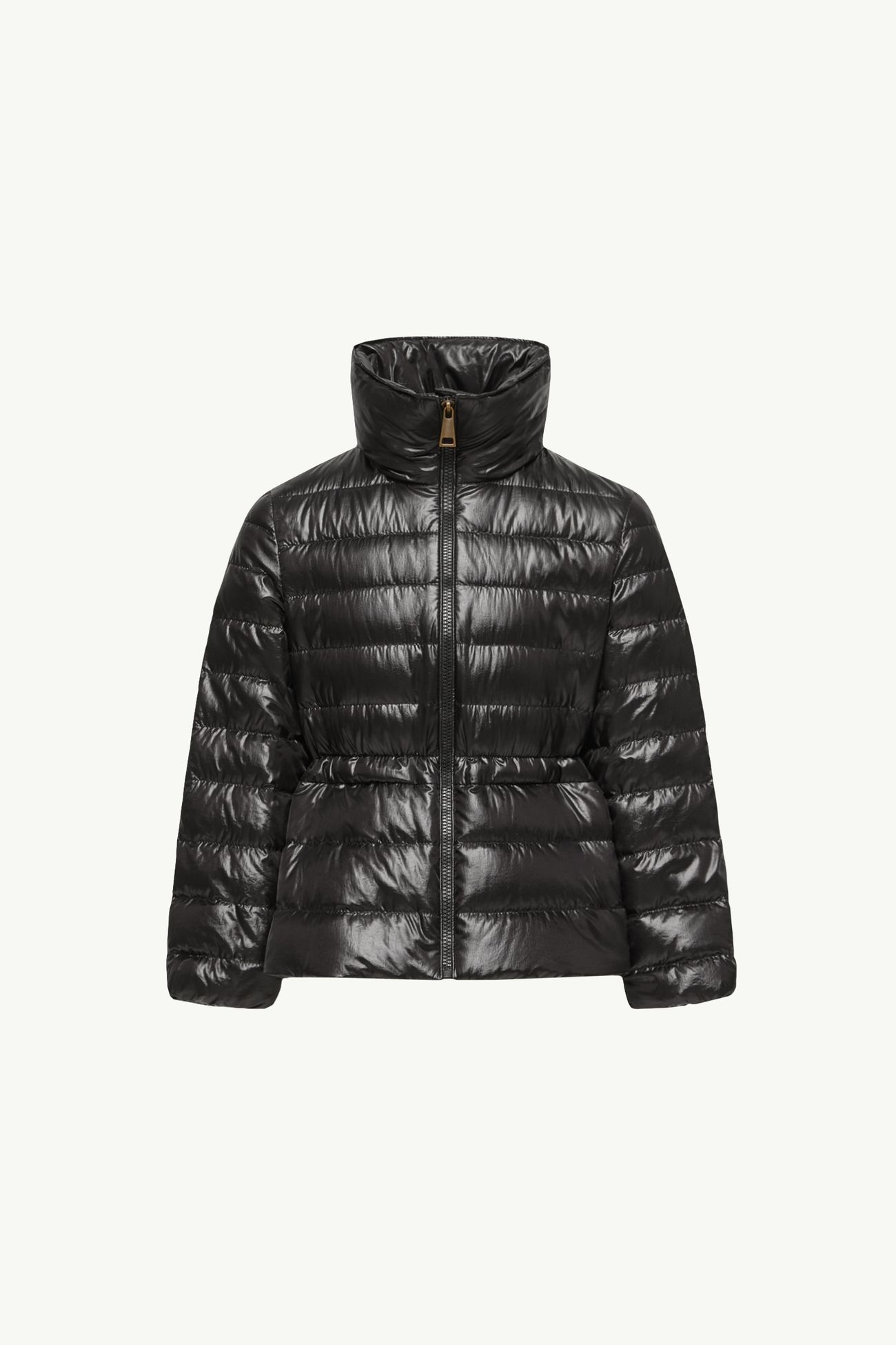 Fem連帽羽絨外套 女童 黑色 Moncler 0