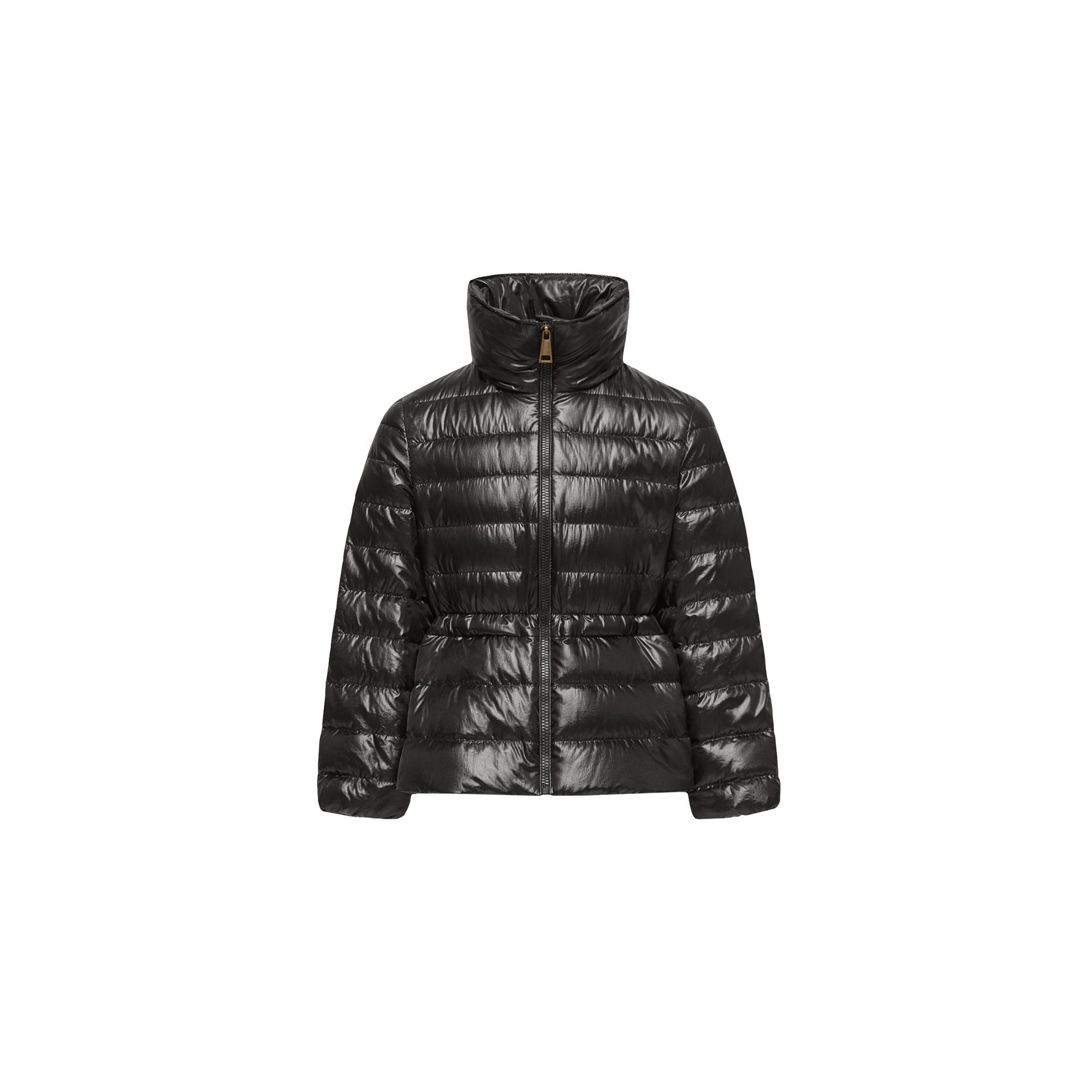 Moncler  Fem Hooded Down Jacket for Girls in Black, Size: 10Y