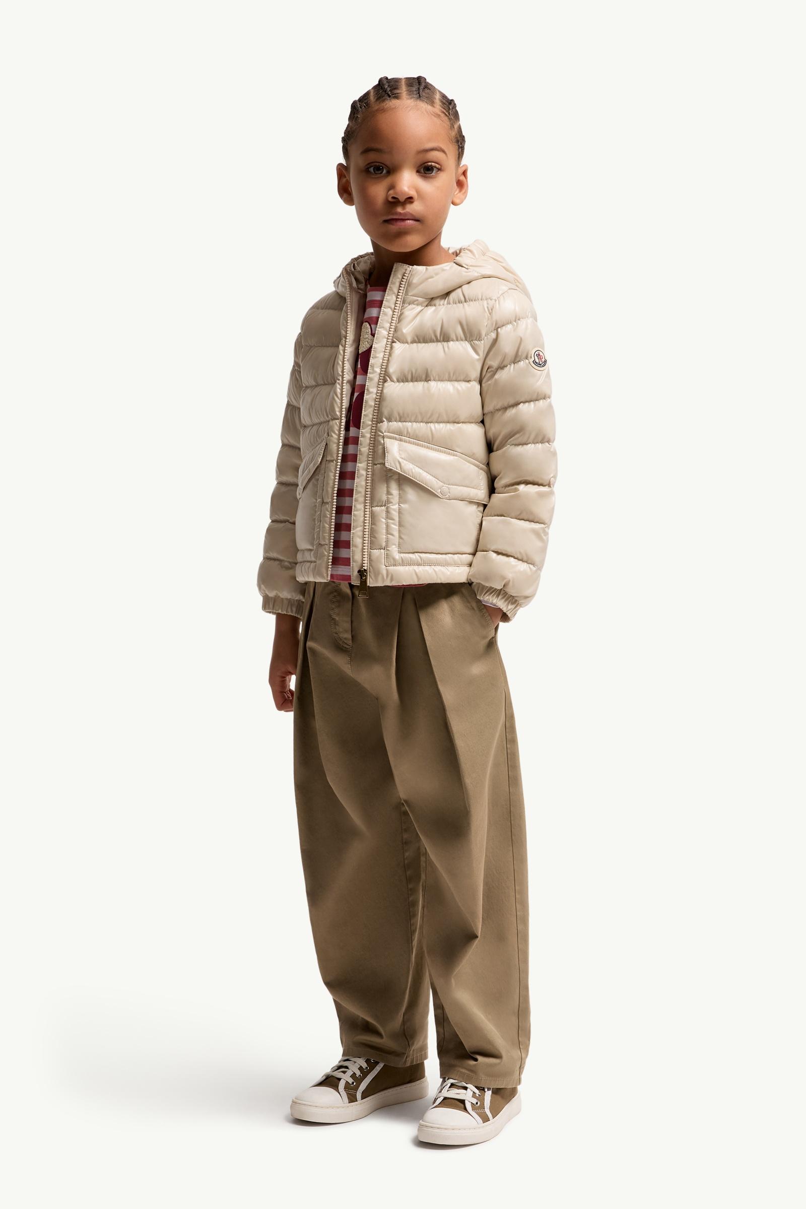 Light Beige Ela Hooded Down Jacket - Down Jackets & Vests for