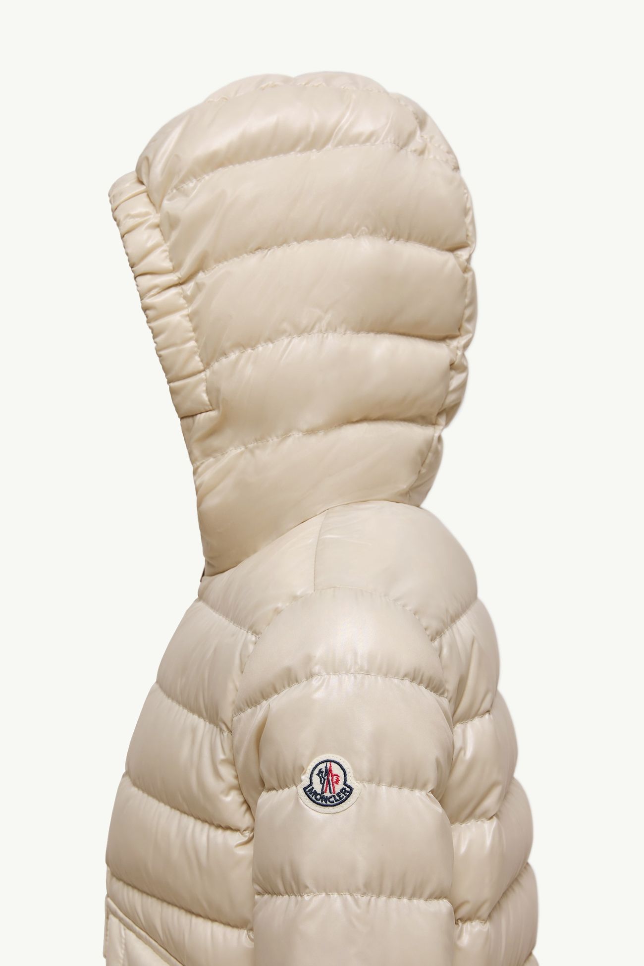Ela連帽羽絨外套 女童 淺米色 Moncler 2