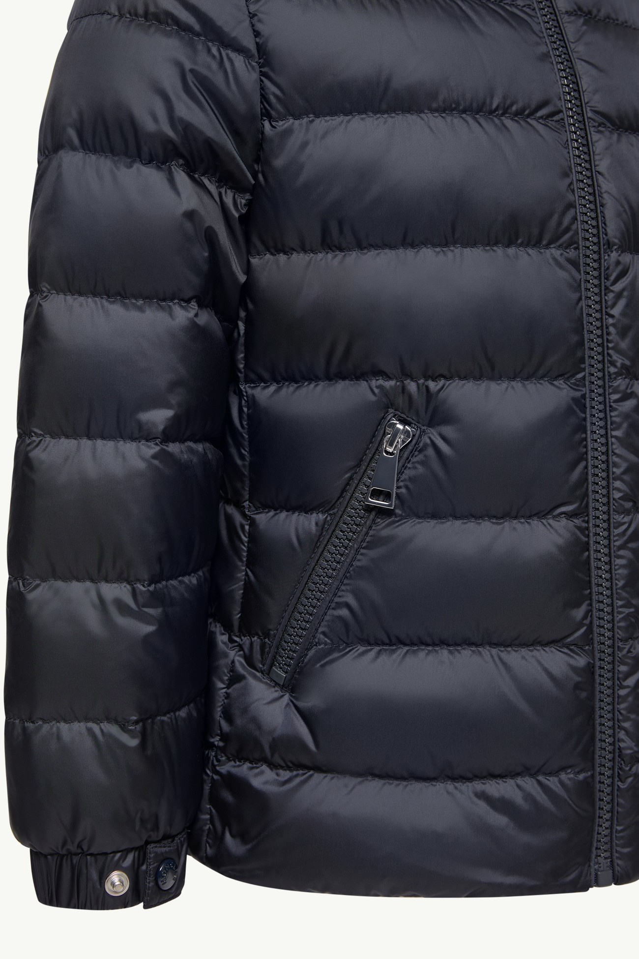 Gles連帽羽絨外套 女童 海軍藍色 Moncler 4