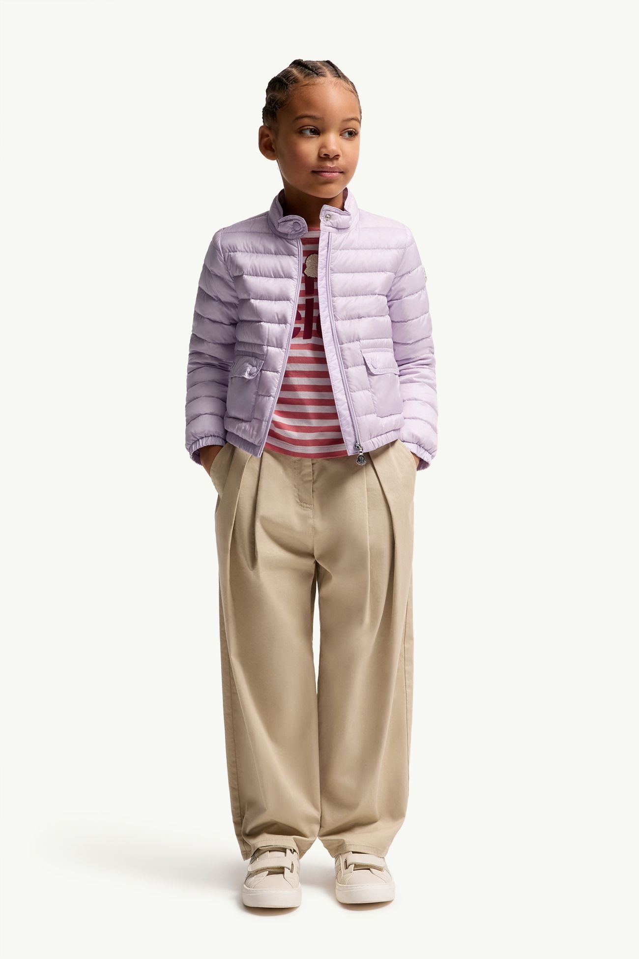 Doudoune Lans Fille Lilas Moncler 1