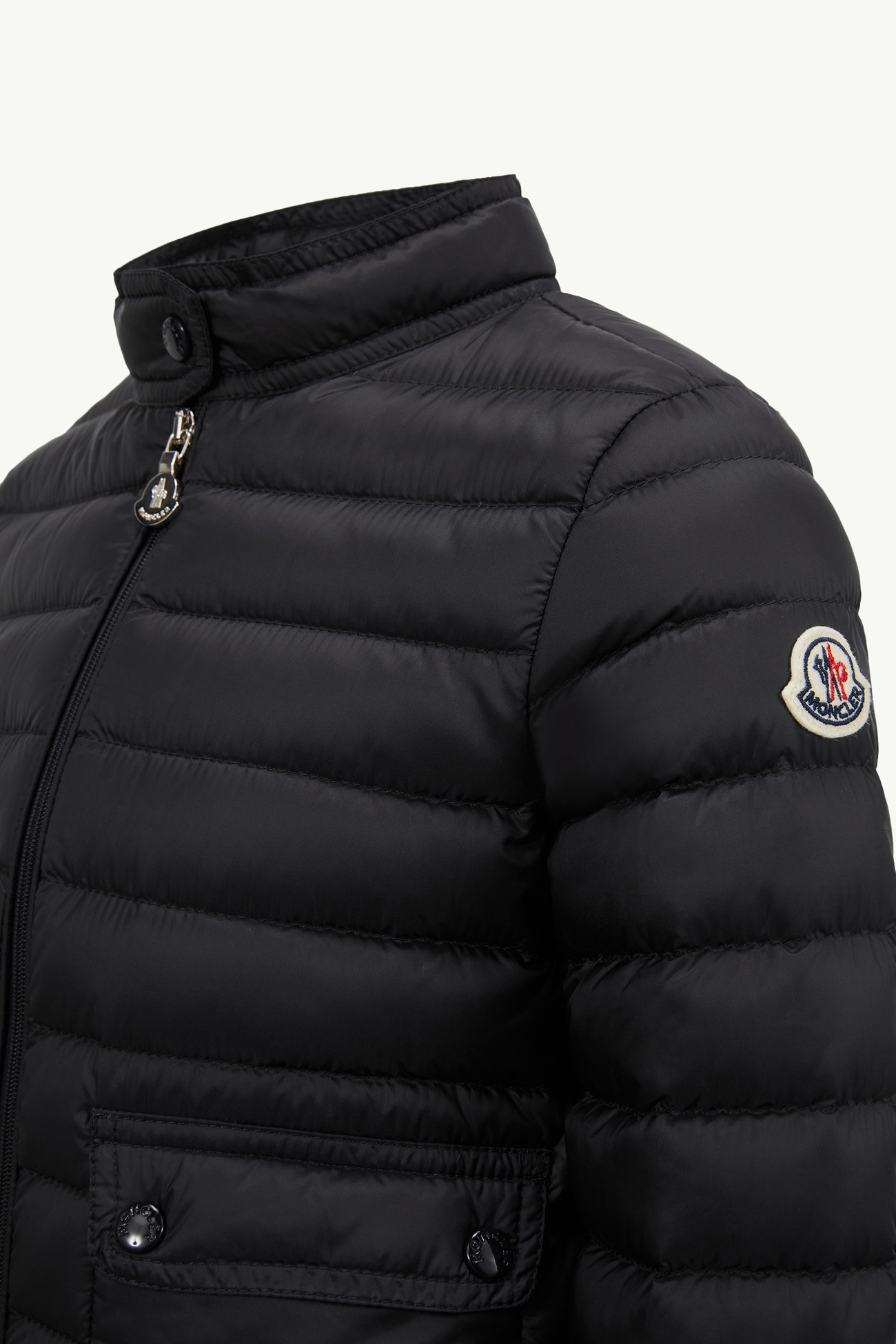 Lans可收納式羽絨外套 女童 黑色 Moncler 2