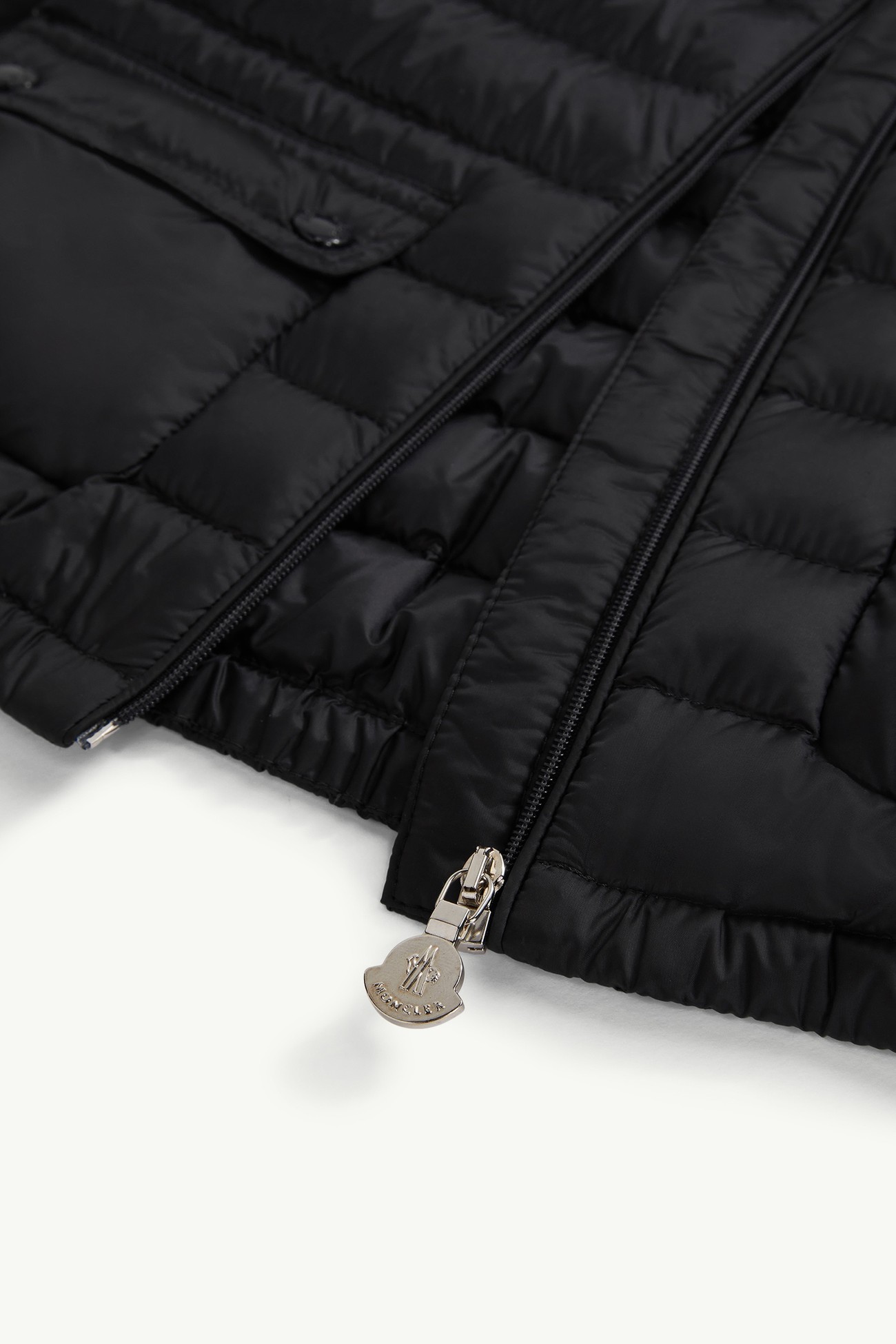 Lans Packable Down Jacket Girl Black Moncler 4