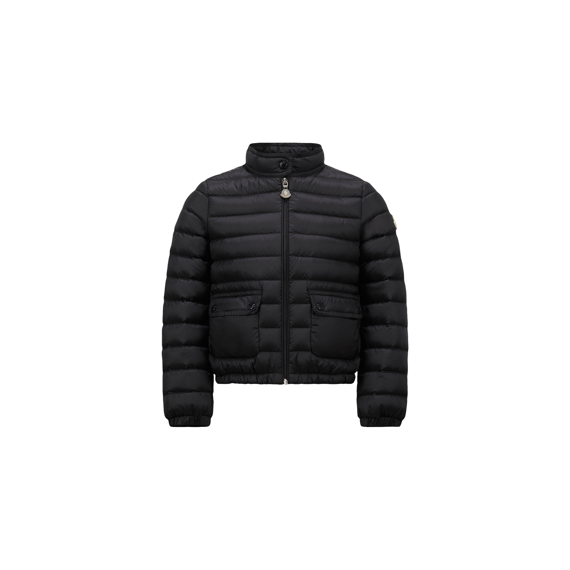 Moncler  Lans Packable Down Jacket for Girls in Black, Size: 12Y