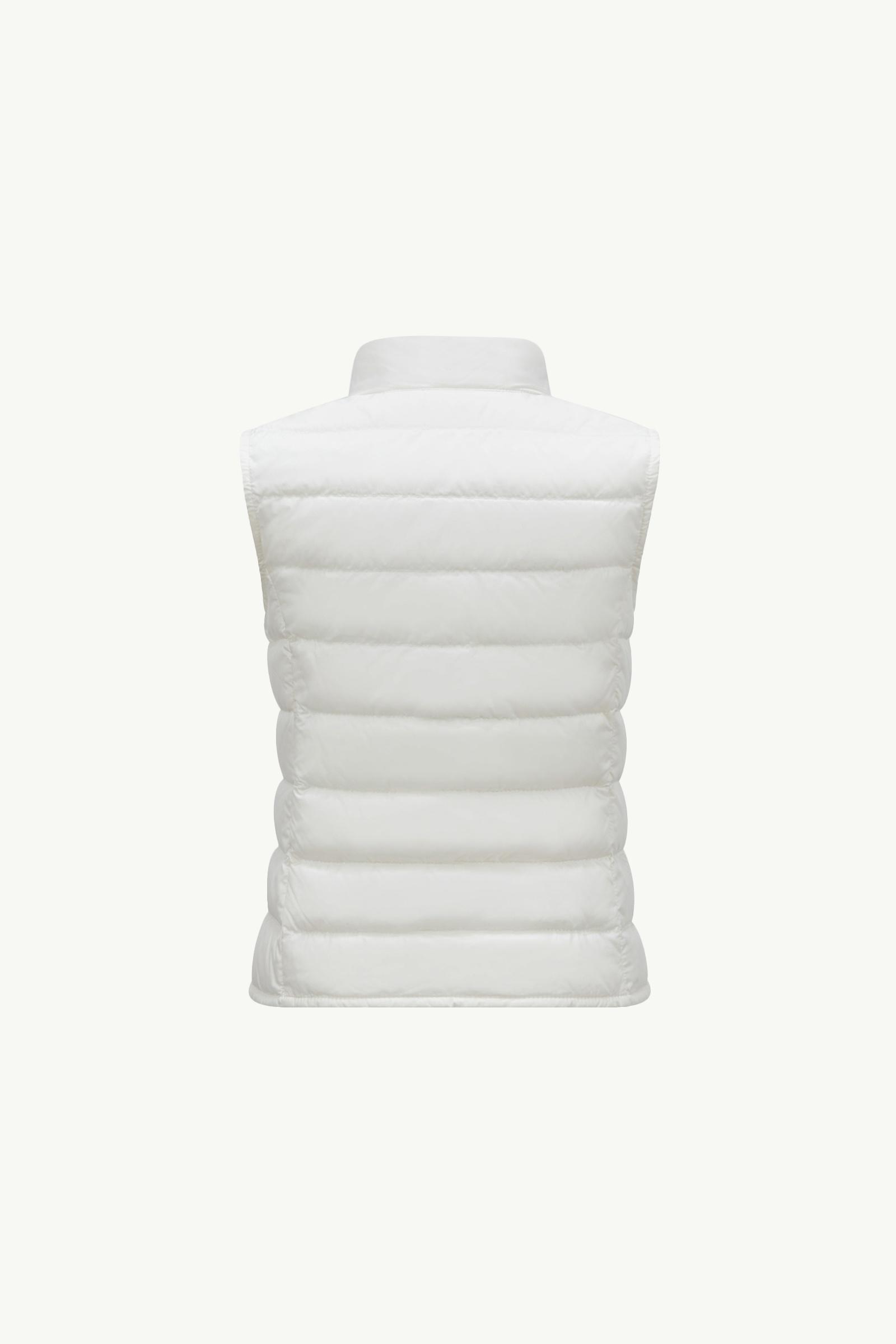 White Liane Packable Down Vest - Down Jackets & Vests for Children