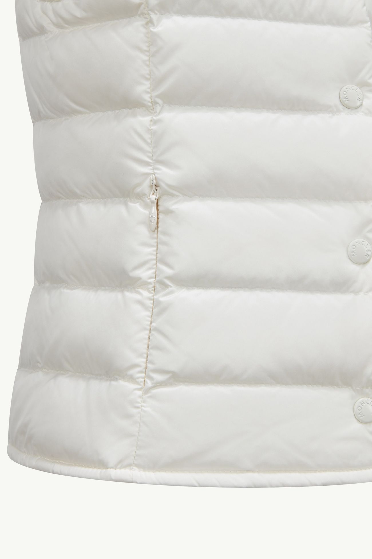 Liane Packable Down Gilet Girl White Moncler 3