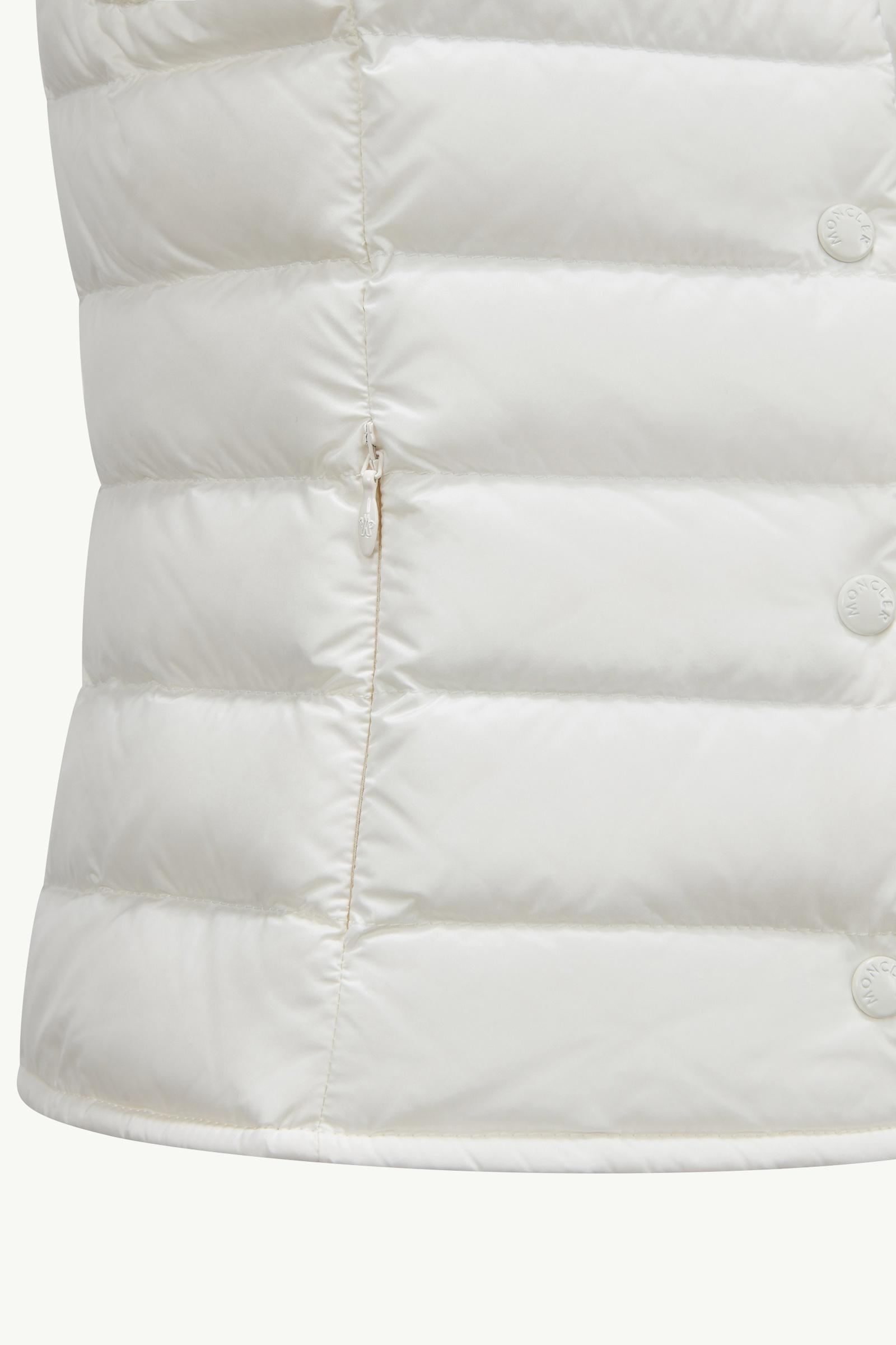 White Liane Packable Down Vest - Down Jackets & Vests for Children