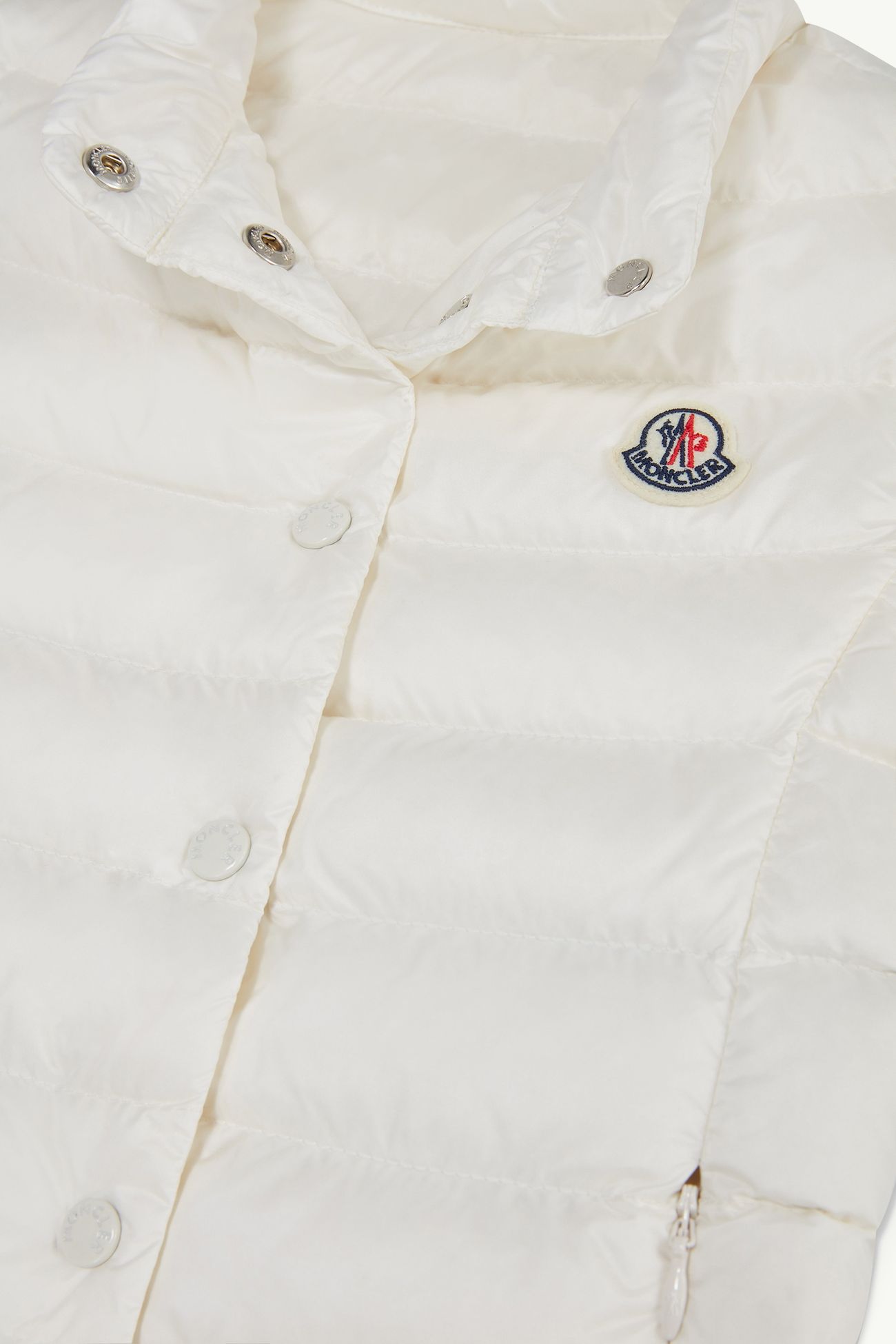 Liane Packable Down Gilet Girl White Moncler 4