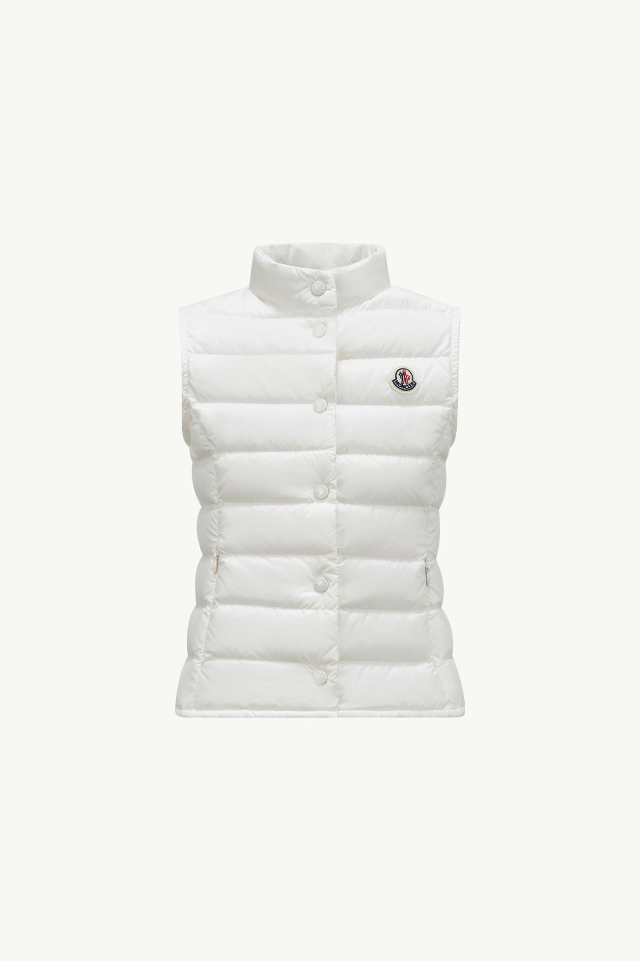 Liane 패커블 다운 베스트 키즈 여아 화이트 Moncler 0