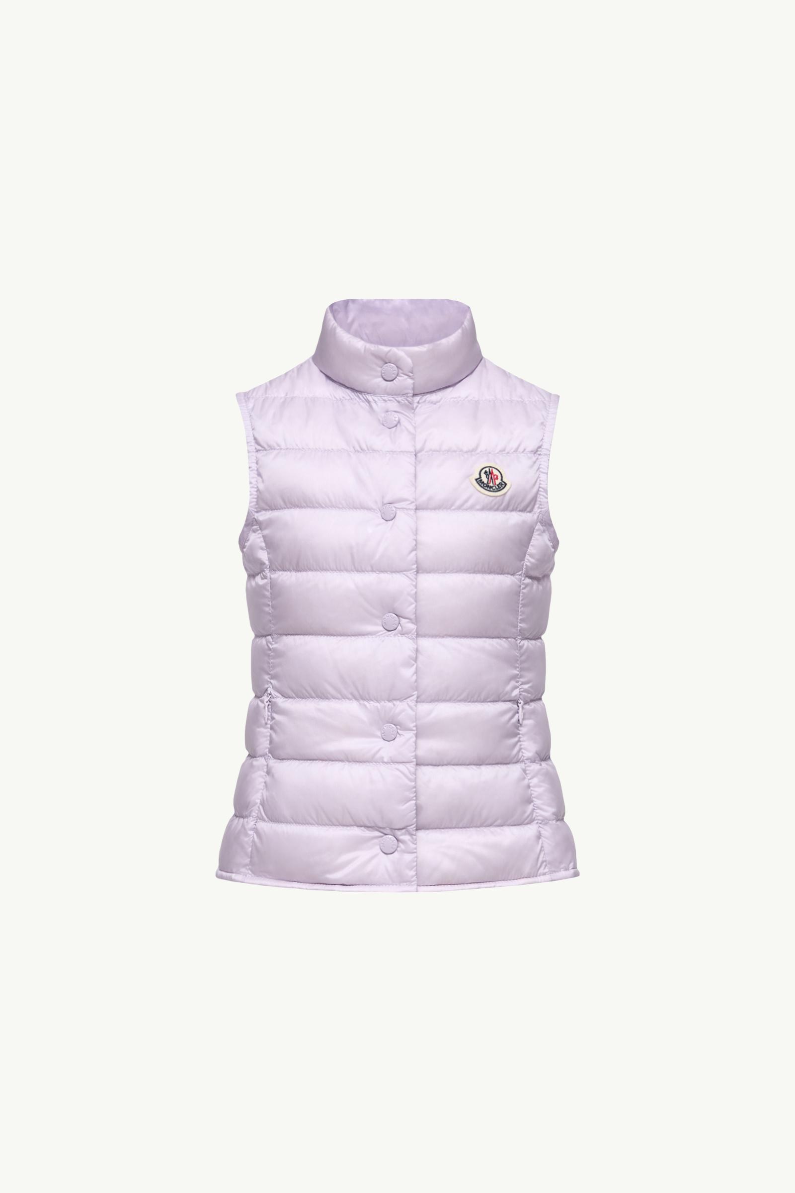 Liane Packable Down Gilet Girl Lilac Moncler