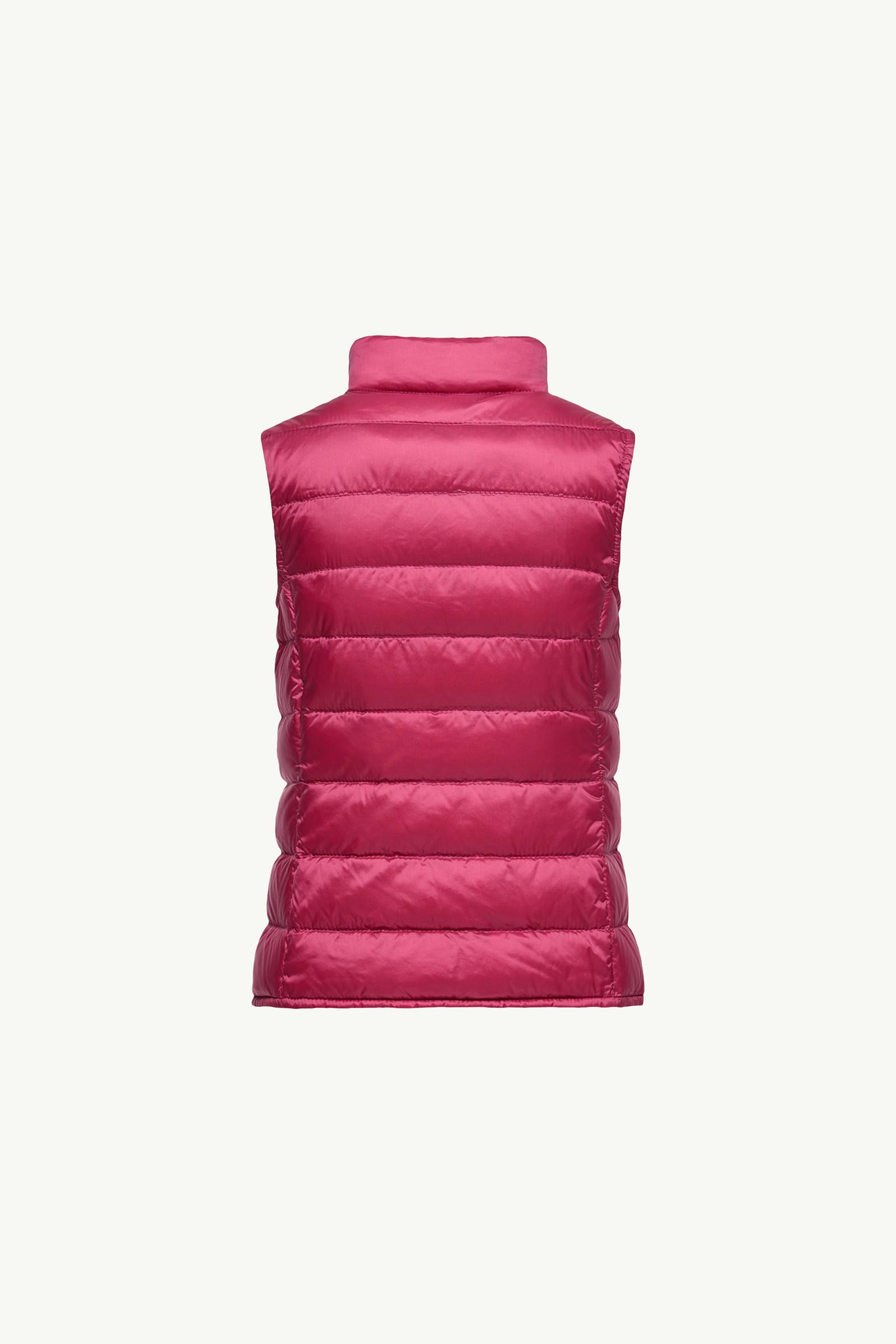 Raspberry Pink Liane Packable Down Gilet - Down Jackets & Vests